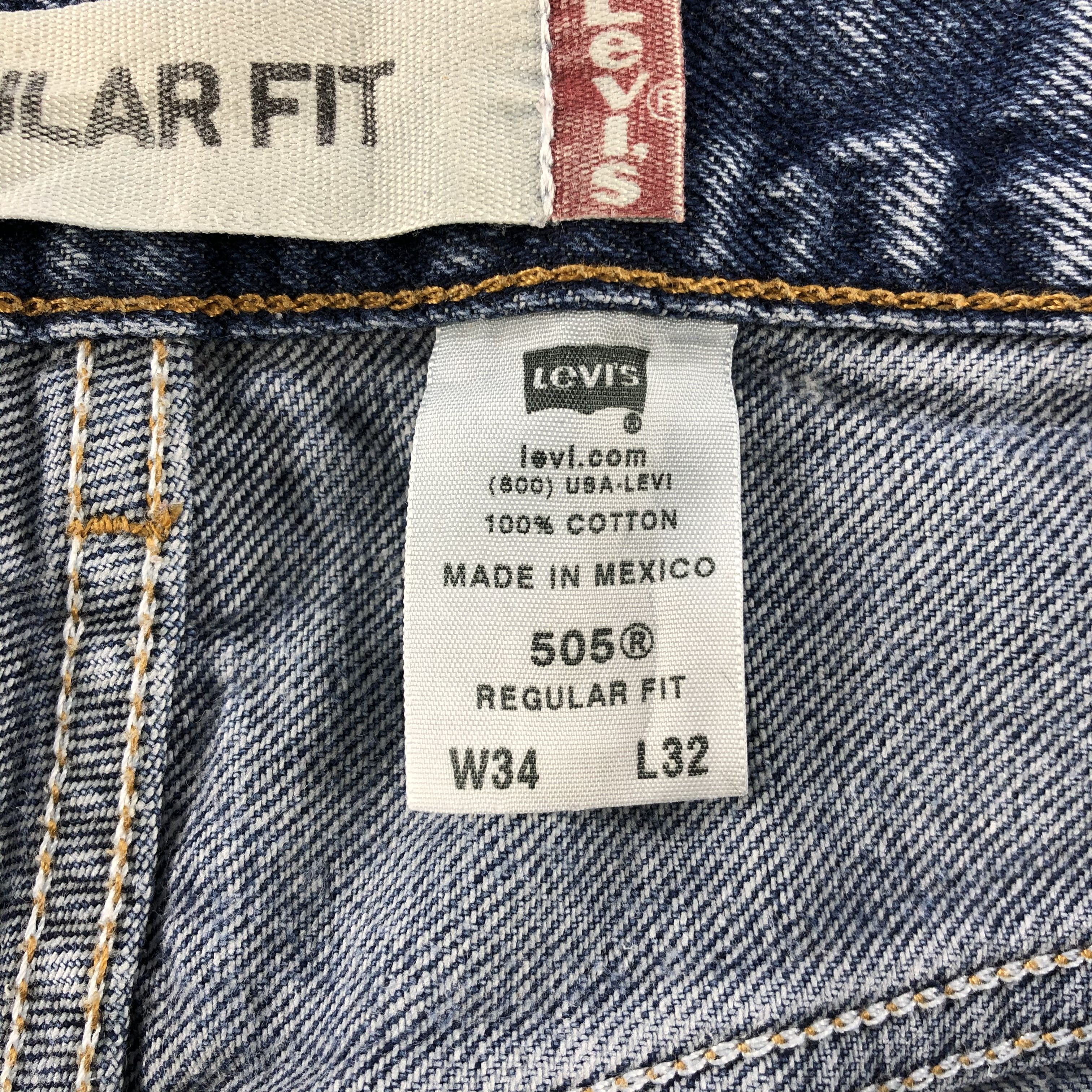 Levi's Vintage Levis 505 Jeans- J1363 Size US 34 / EU 50 - 10 Thumbnail