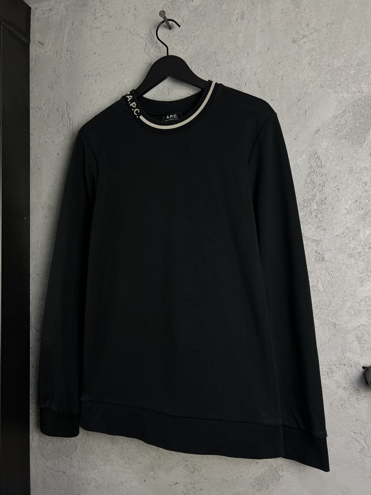 A.P.C. A.P.C black slim-fit sweatshirt L Size US L / EU 52-54 / 3 - 3 Thumbnail