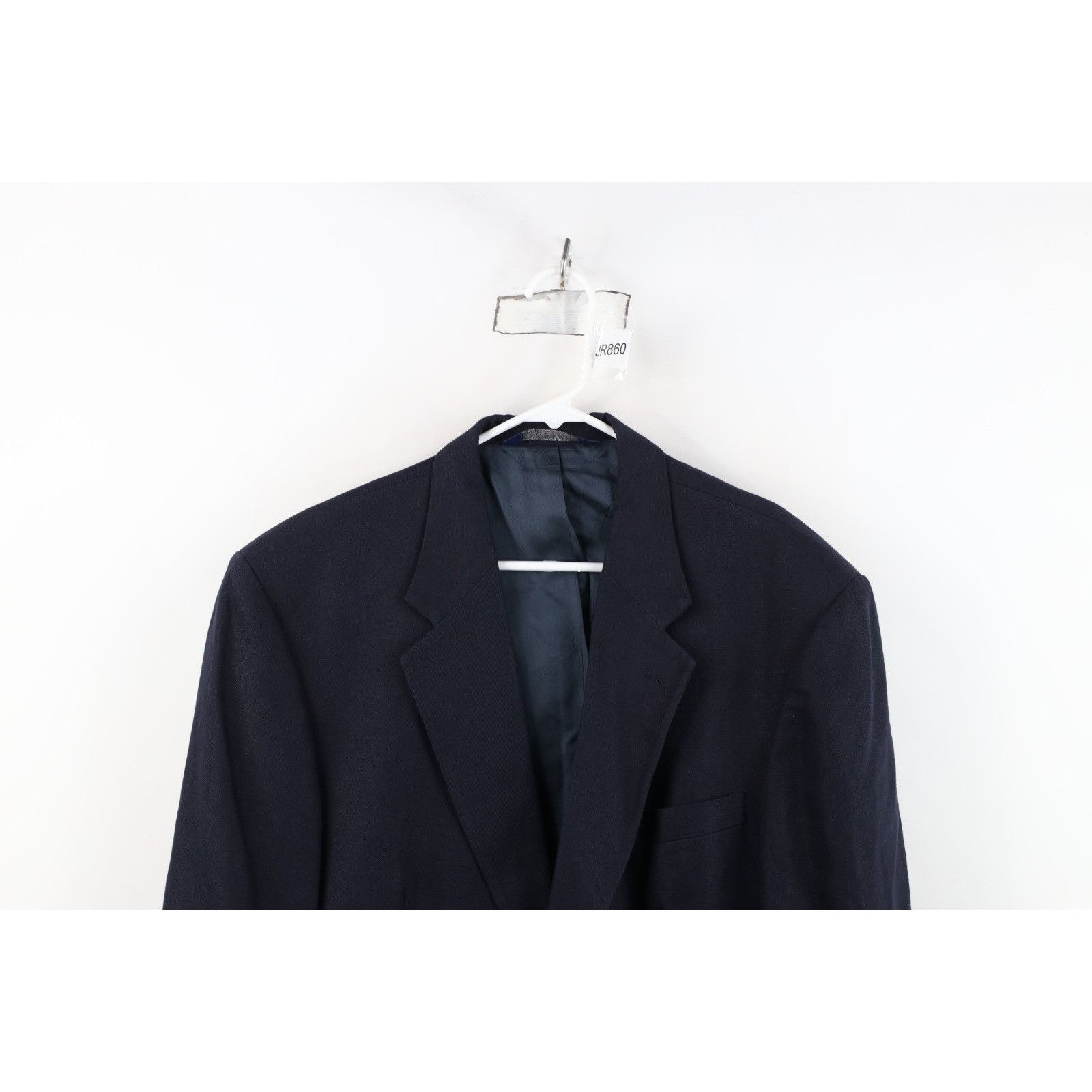 Lands' End Vintage 90s Lands End Linen Blend Suit Coat Blazer Jacket Size 44S - 2 Thumbnail