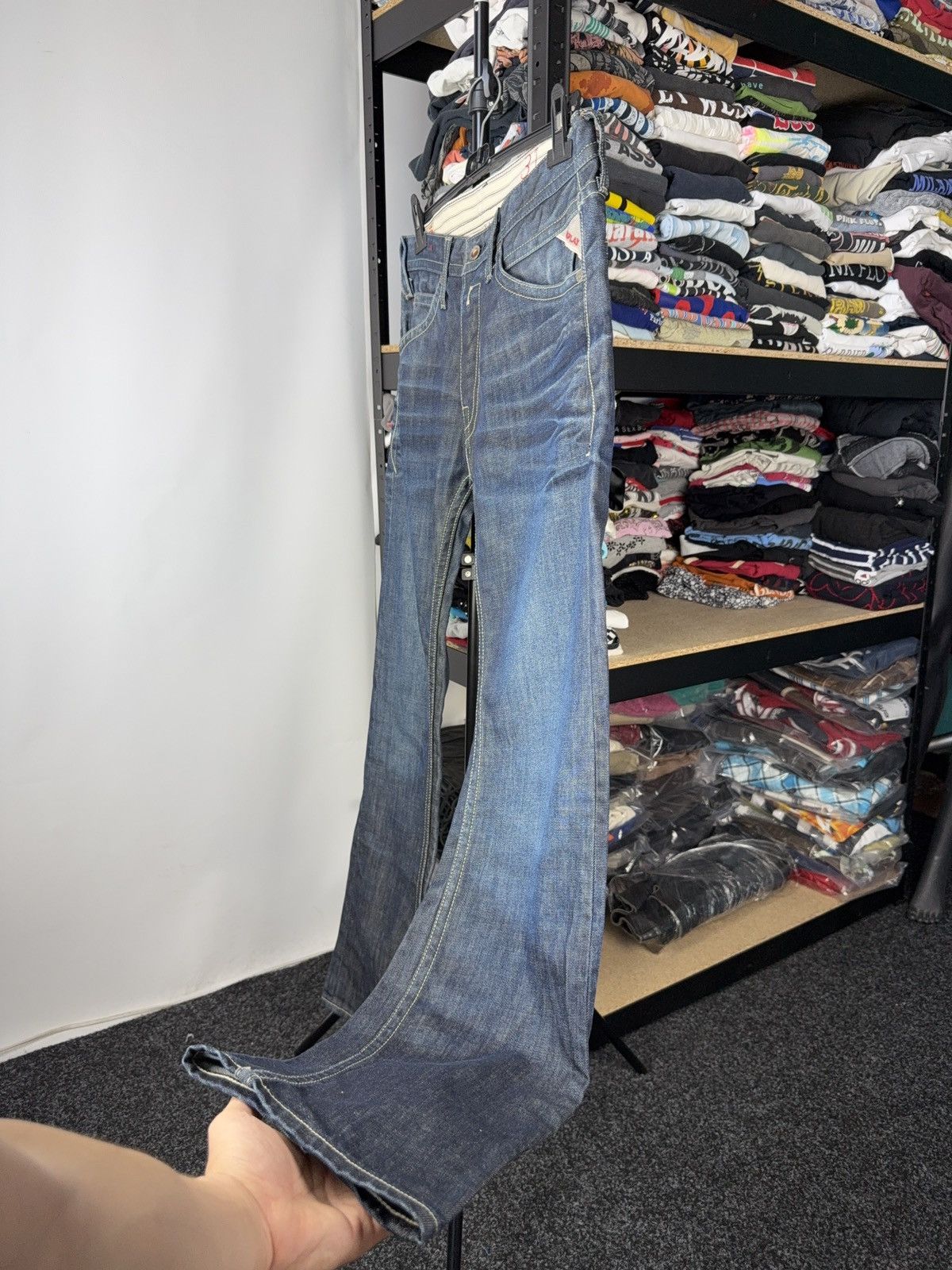 Replay Luxury 00s Replay Blue Denim pants Jeans W31 Vintage Italy Size US 31 - 5 Thumbnail