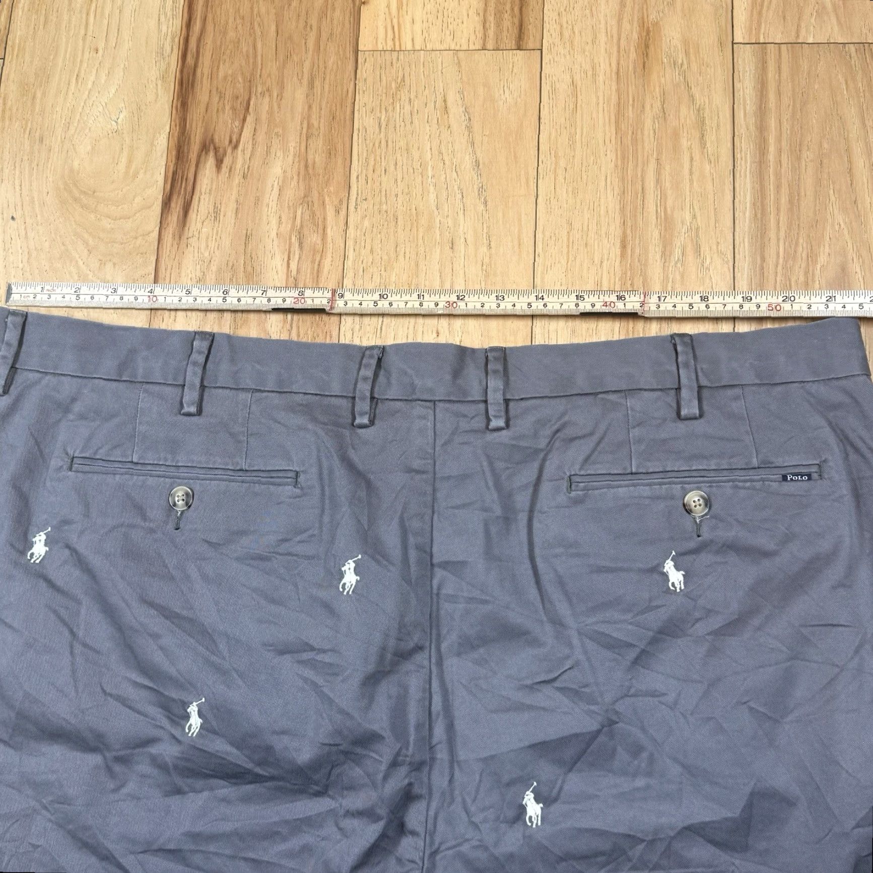 Polo Ralph Lauren Polo Ralph Lauren All Over Pony Logo Classic Fit Newport Shorts Mens 42 Chino Multicolor Logo Horse 90s/2000s Merchants? Size US XL / EU 56 / 4 - 6 Thumbnail