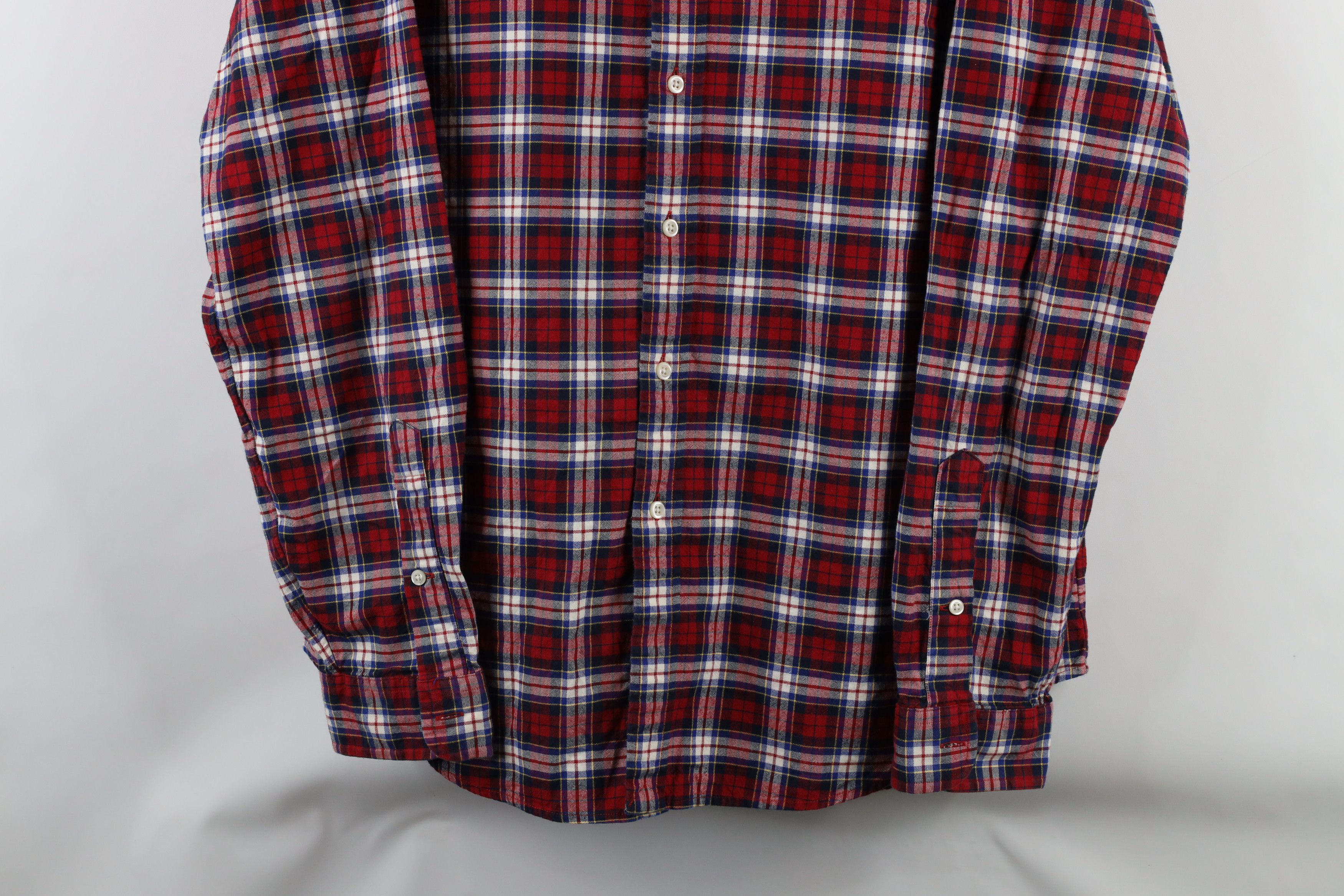 Ralph Lauren × Vintage Vintage Ralph Lauren Collared Button Down Shirt Plaid Size US XL / EU 56 / 4 - 3 Thumbnail
