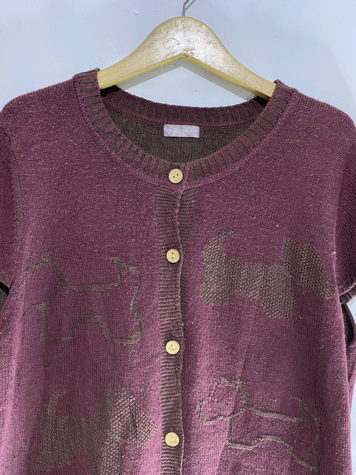 Designer × Japanese Brand Vintage rukia sleeveless knit Size US L / EU 52-54 / 3 - 2 Thumbnail
