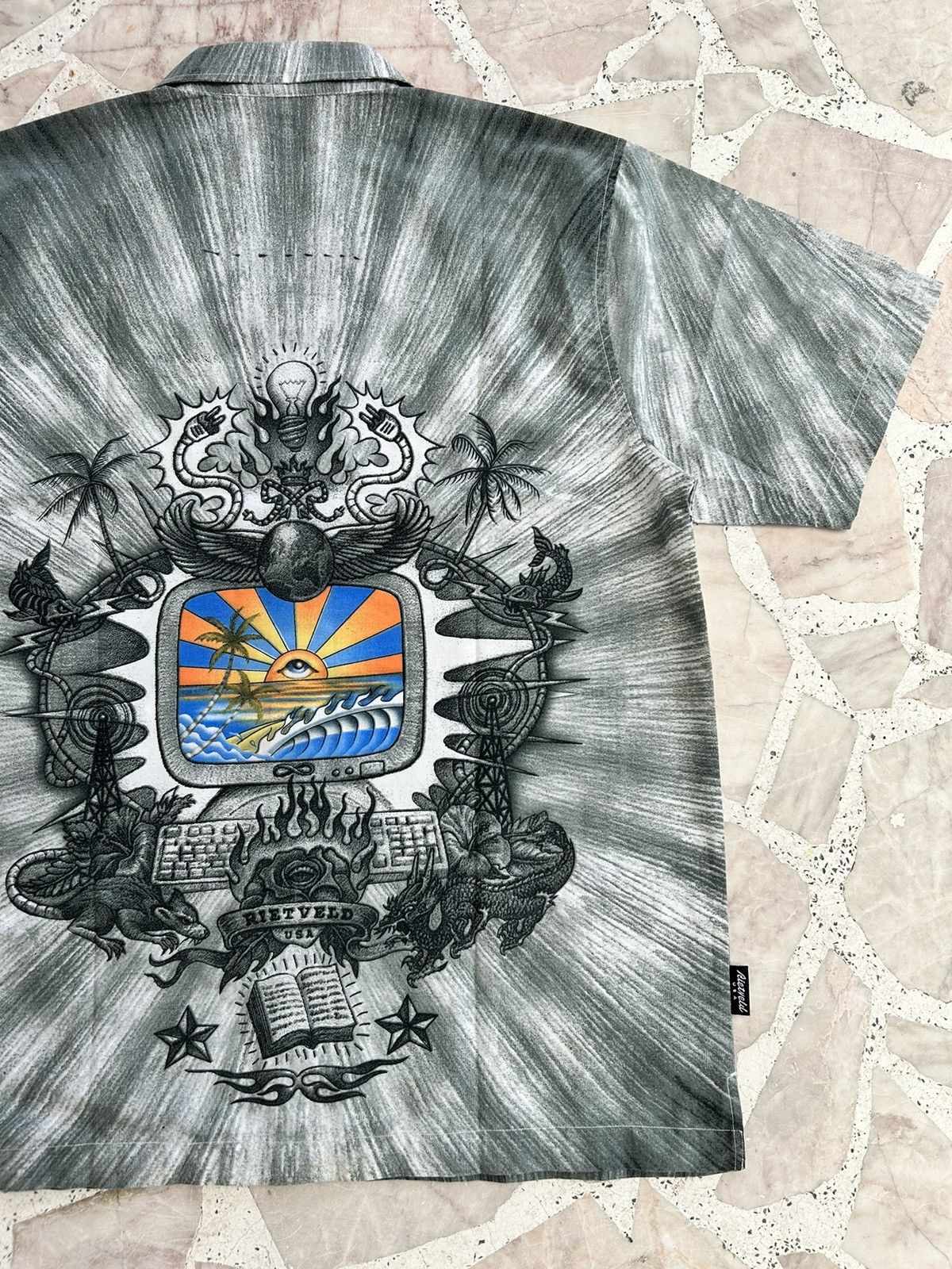 Other Illuminati One Eyed Pyramid Rietweld USA Overprint Size US XL / EU 56 / 4 - 15 Thumbnail