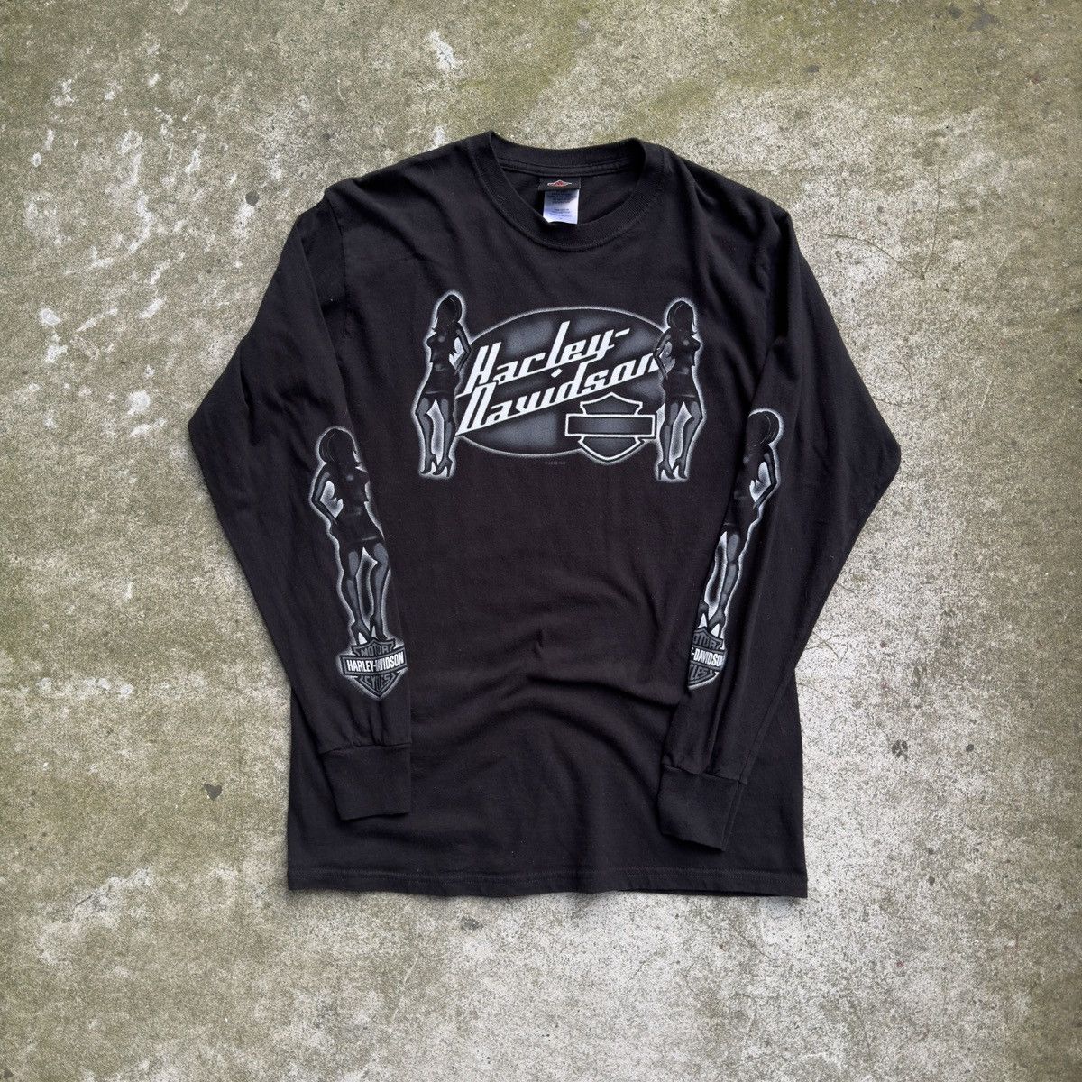 Harley Davidson Harley Davidson Biker Girl Shirt ERD Grunge Pornstar Size US M / EU 48-50 / 2 - 1 Thumbnail