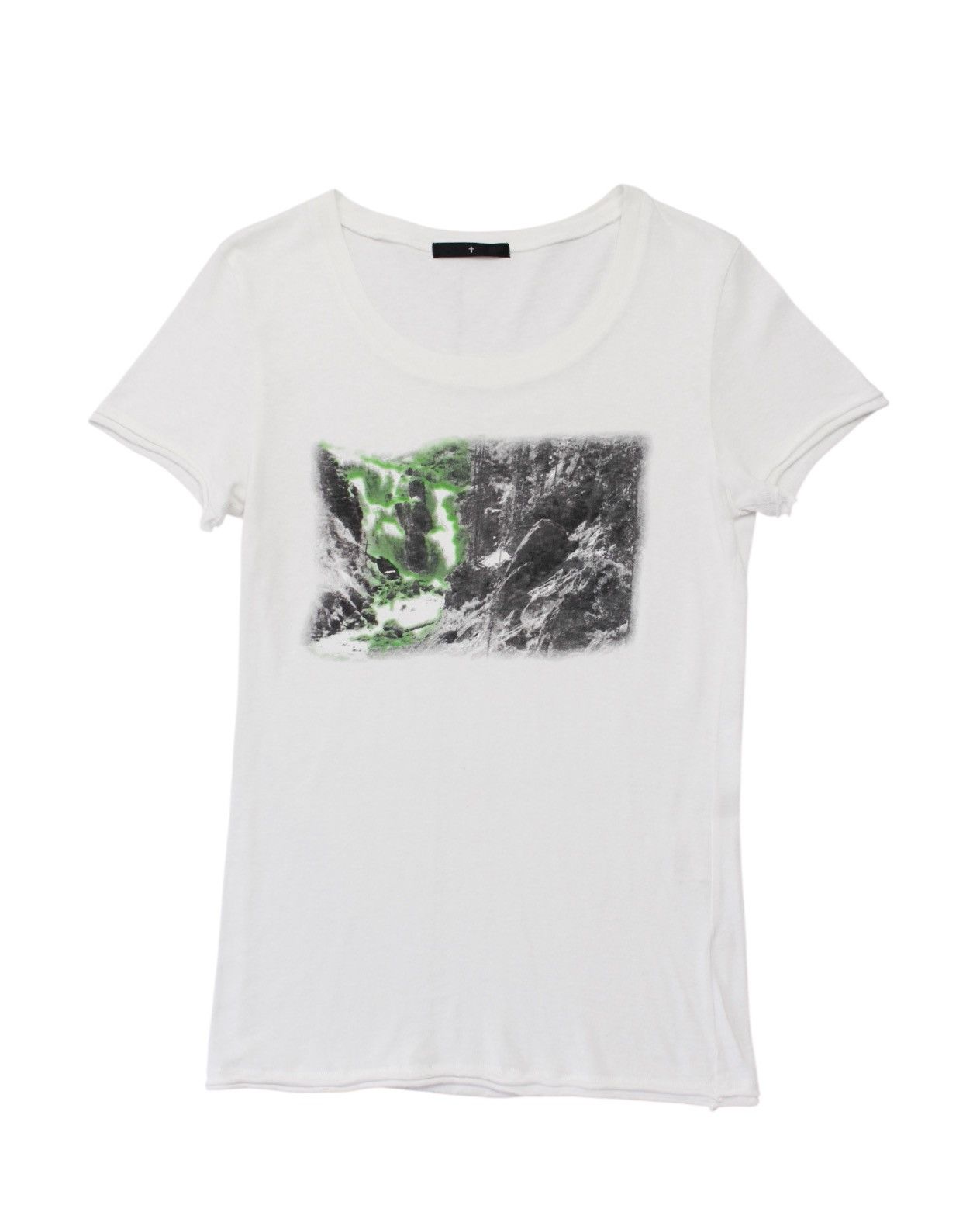 Tornado Mart 2000S CROSS BY TORDANO MART ACID WATERFALL SCOOP NECK TEE Size US M / EU 48-50 / 2 - 1 Thumbnail