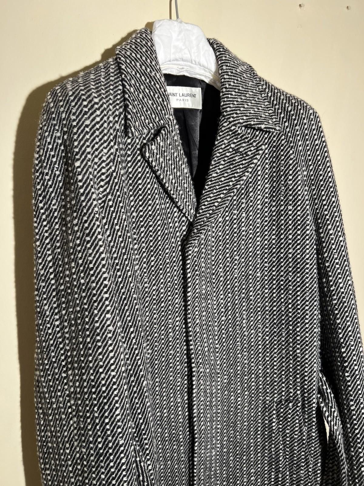 Saint Laurent Paris Saint Laurent Paris Wool Long Belted Coat 50 Size US M / EU 48-50 / 2 - 2 Thumbnail