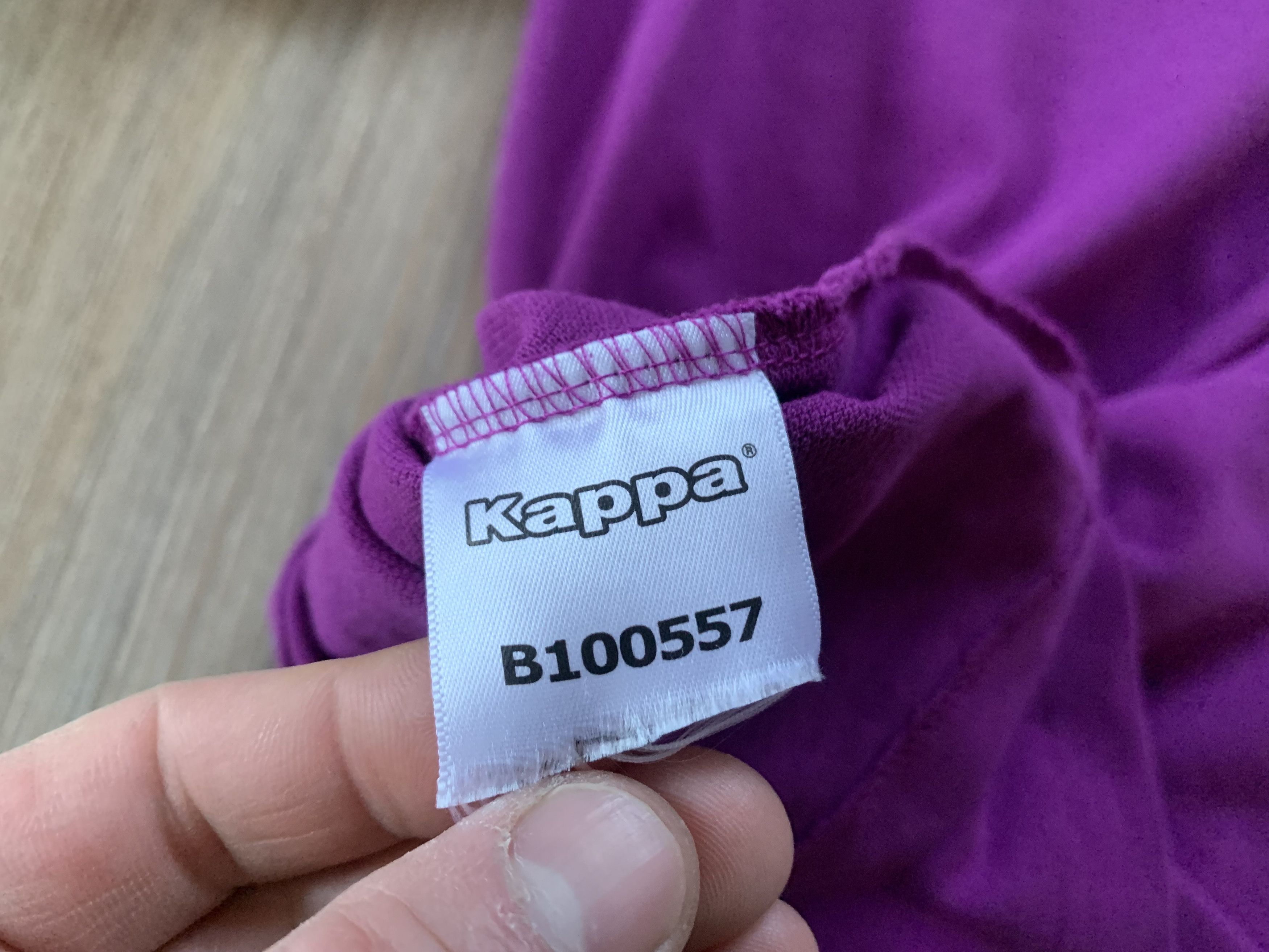 Kappa Vintage Kappa Purple Cotton Polo T-Shirt Size US L / EU 52-54 / 3 - 7 Thumbnail