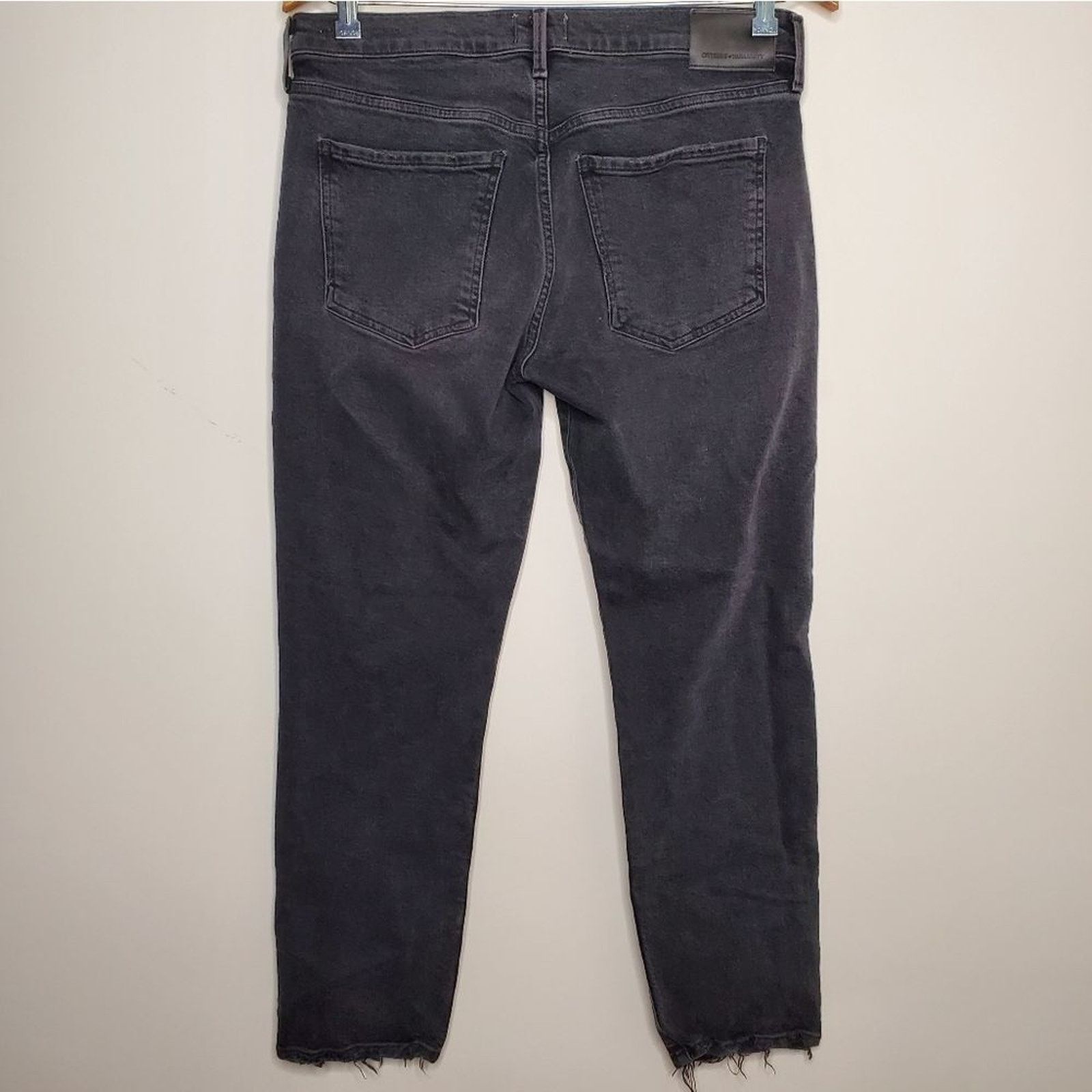 Citizens Of Humanity Citizens Of Humanity Ella Black Slim Crop Stretch Jean Sz 29 Size 29" - 4 Thumbnail
