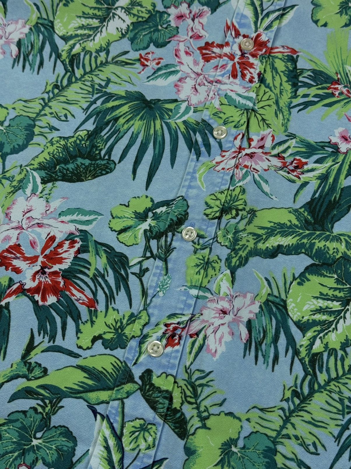 Polo Ralph Lauren × Ralph Lauren Ralph Lauren Hawaiian Flowers Floral Printed Shirt Size US XXL / EU 58 / 5 - 4 Thumbnail