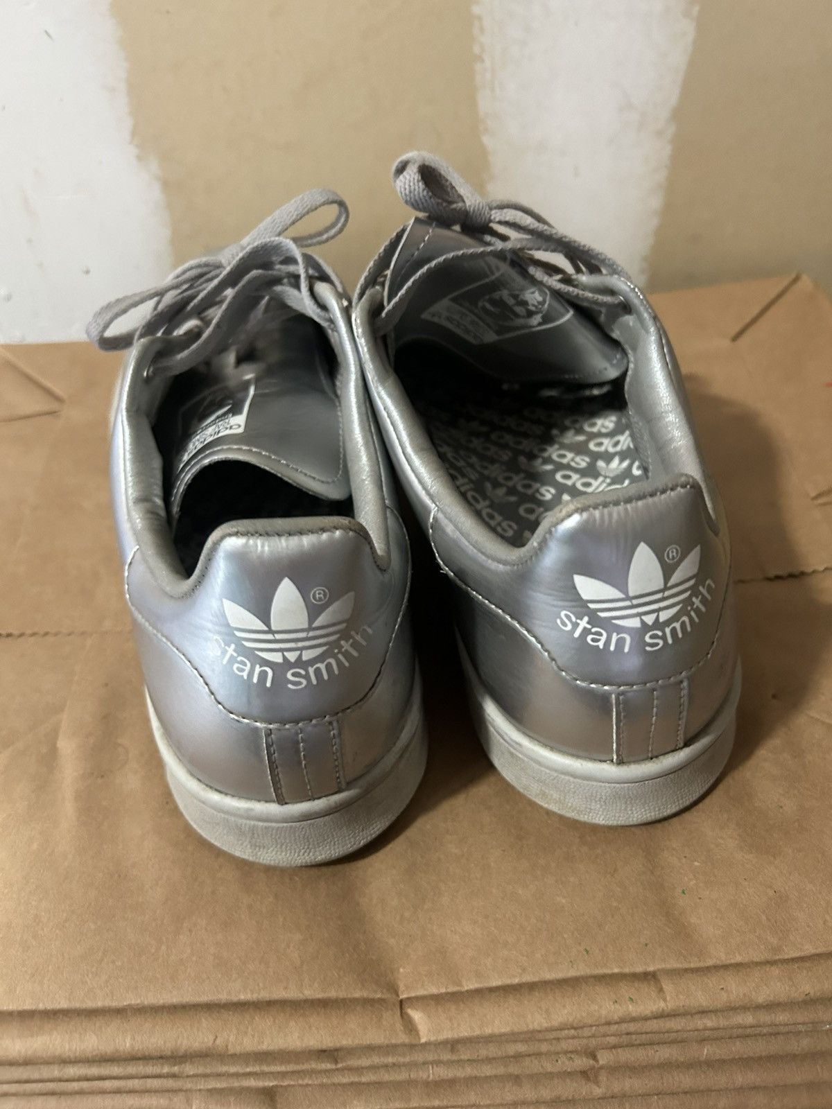 Adidas × Raf Simons Raf Simons x Adidas Stan Smith Silver Size US 10 / EU 43 - 3 Thumbnail