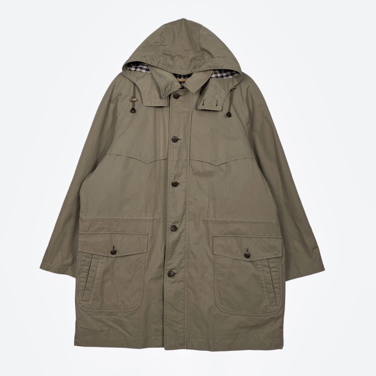 Aquascutum Aquascutum Hooded Parka Jacket Size US L / EU 52-54 / 3 - 1 Thumbnail