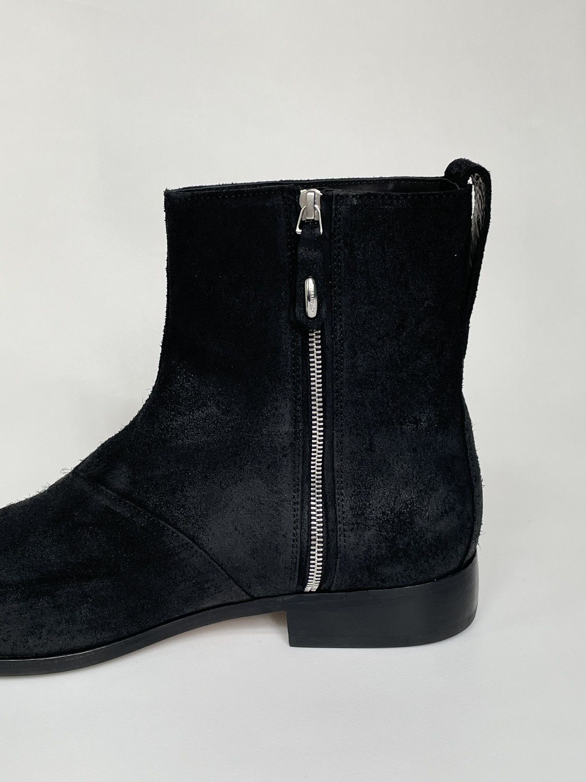 Our Legacy Waxed Suede ‘Michaelis’ Square Toe Boots Size US 13 / EU 46 - 9 Thumbnail