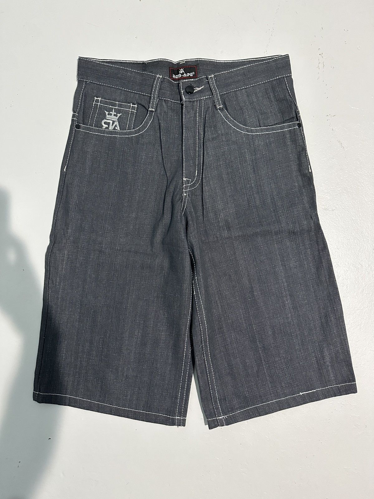JNCO Red Ape Jean Shorts Size US 32 / EU 48 - 2 Thumbnail
