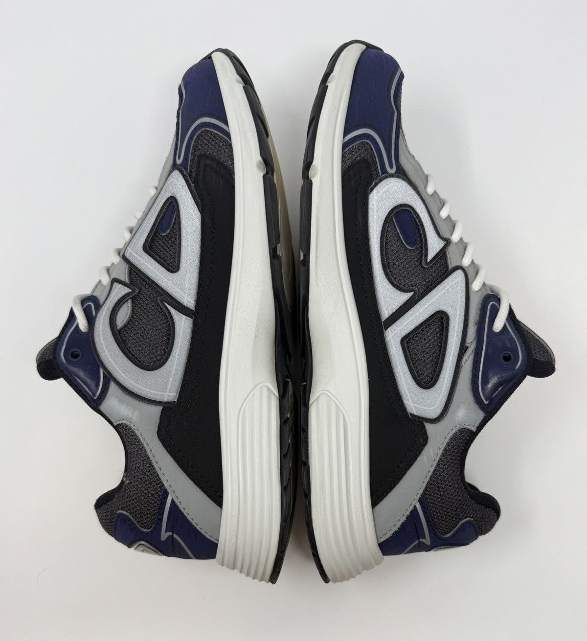 Dior Dior B30 Sneaker Grey/Navy Size US 10 / EU 43 - 4 Thumbnail