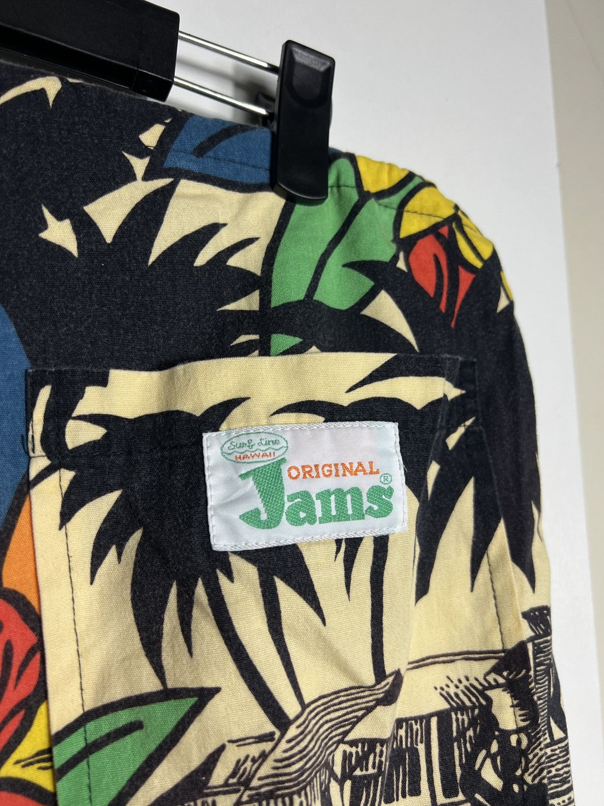 Vintage 🔥🔥🔥Jams Surfline Hawaii Fullprint Short Pant Made in Usa Size US 34 / EU 50 - 8 Thumbnail