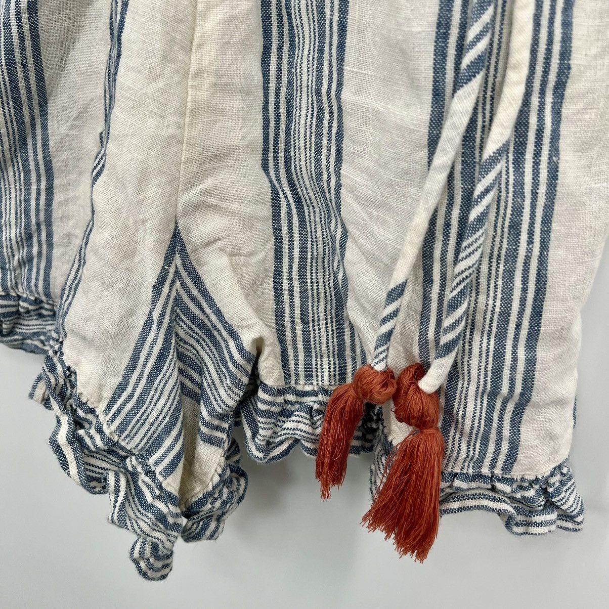 Designer Tularosa Amelia Striped Linen Chambray Romper Revolve Boho Size XS / US 0-2 / IT 36-38 - 5 Thumbnail