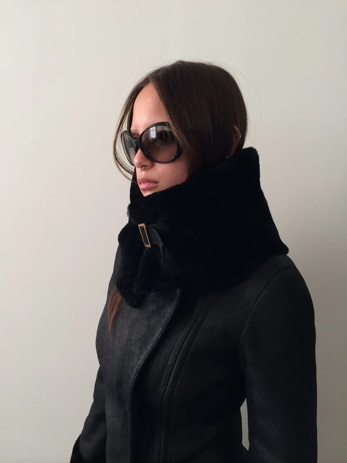 Gucci Gucci by Tom Ford FW2003 Shearling Leather Coat Jacket Size XS / US 0-2 / IT 36-38 - 9 Thumbnail