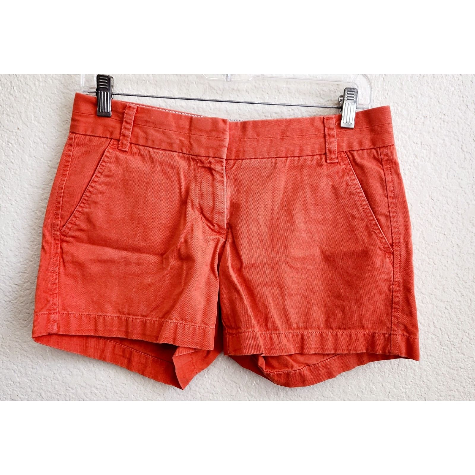 J.Crew J. Crew Orange Broken In Chino Shorts 2 Lightweight Soft Size 26" / US 2 / IT 38 - 1 Thumbnail