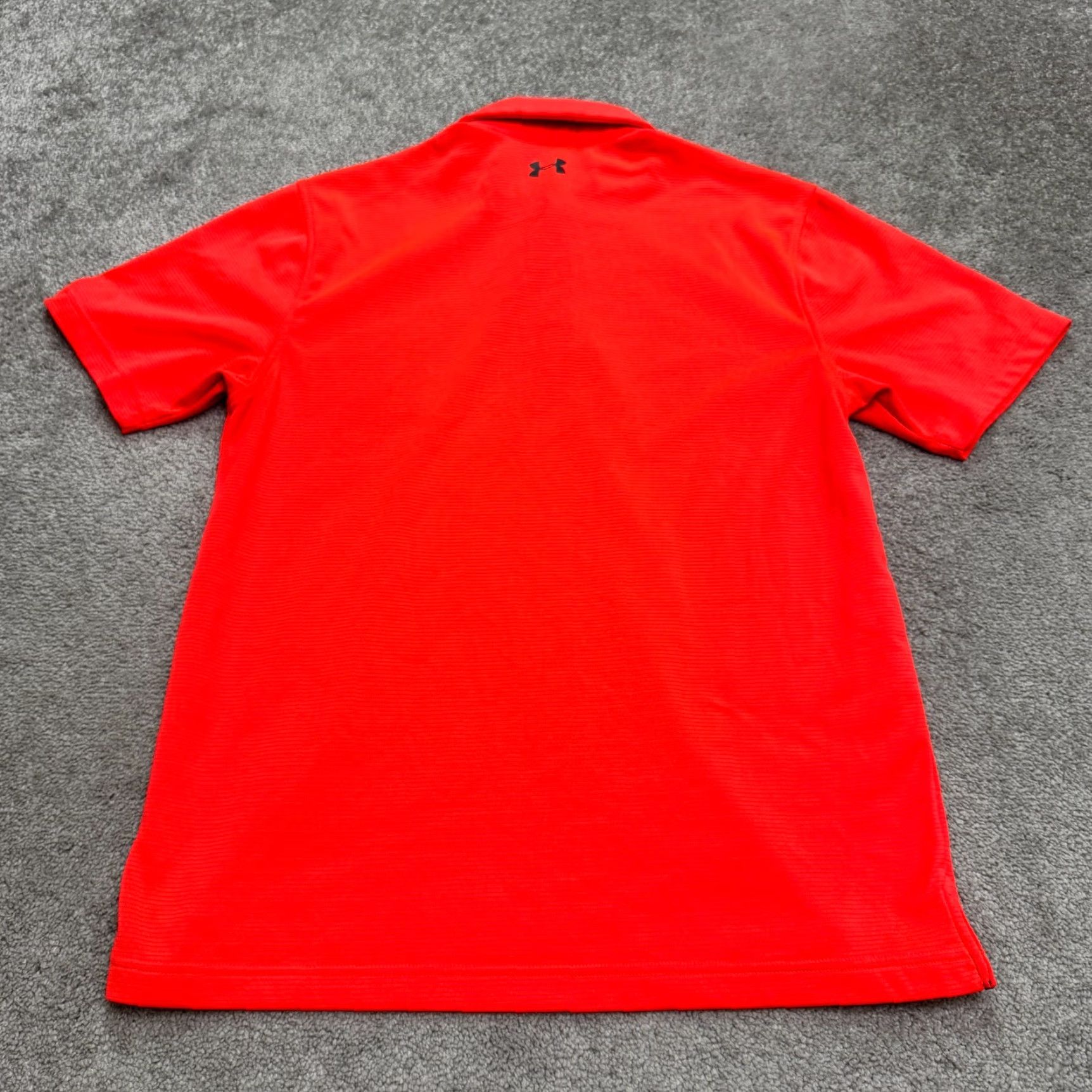 Under Armour Under Armour HeatGear Shirt Large Red Polo Loose Fit Active Performance Golf Men Size US L / EU 52-54 / 3 - 2 Thumbnail