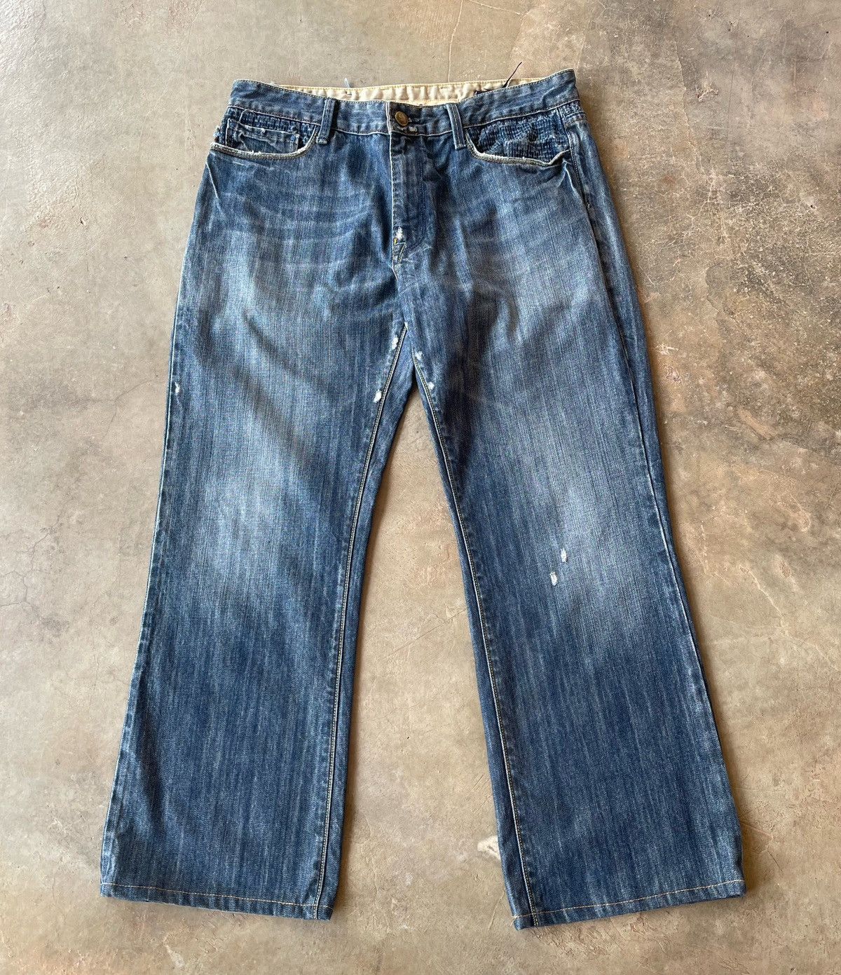 Designer × Other VIGOS USA SASHIKO STYLE DENIM Size US 38 / EU 54 - 1 Thumbnail