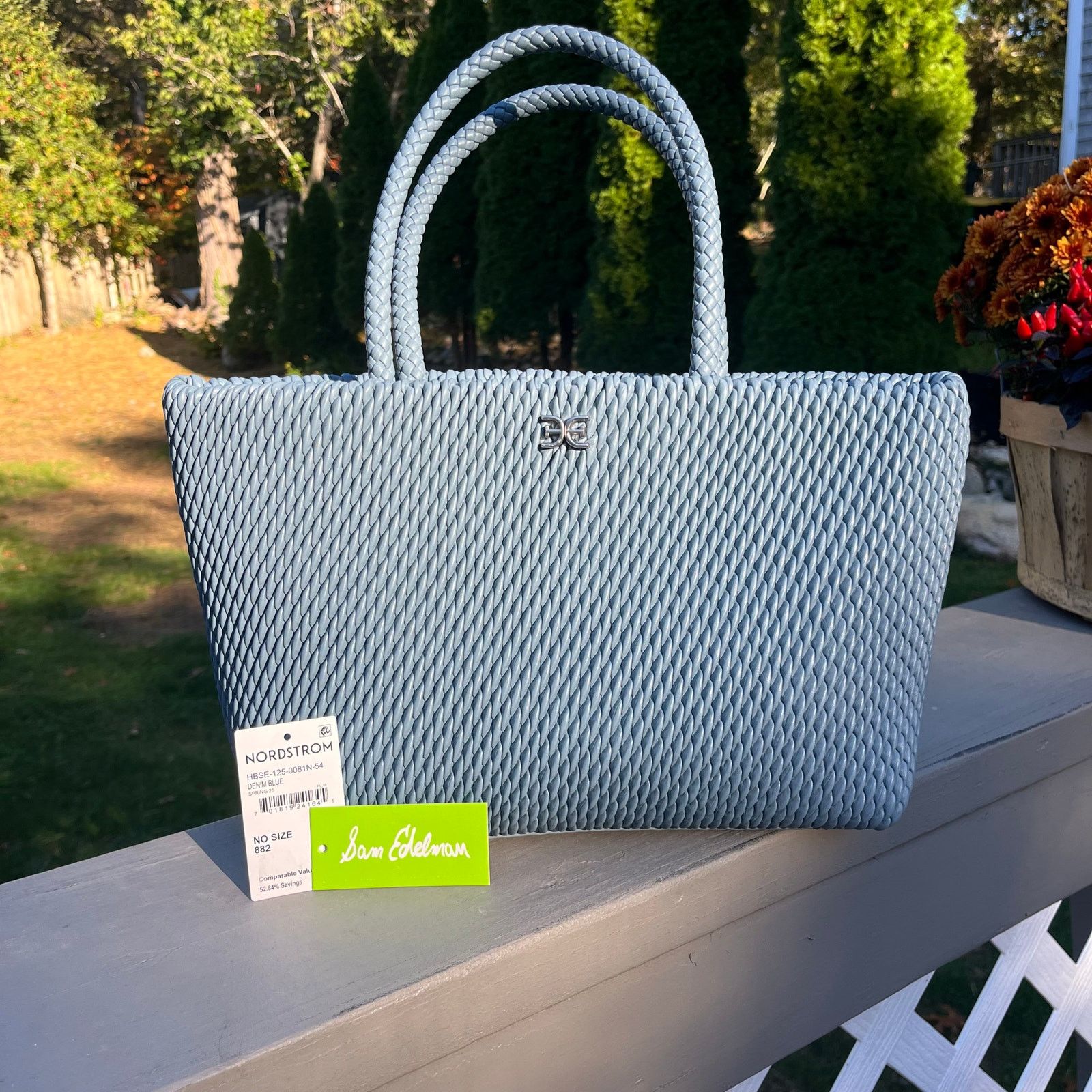 Sam Edelman SAM EDELMAN NWT Julia Quilted Shoulder Tote Bag, SOLD OUT Size ONE SIZE - 8 Thumbnail