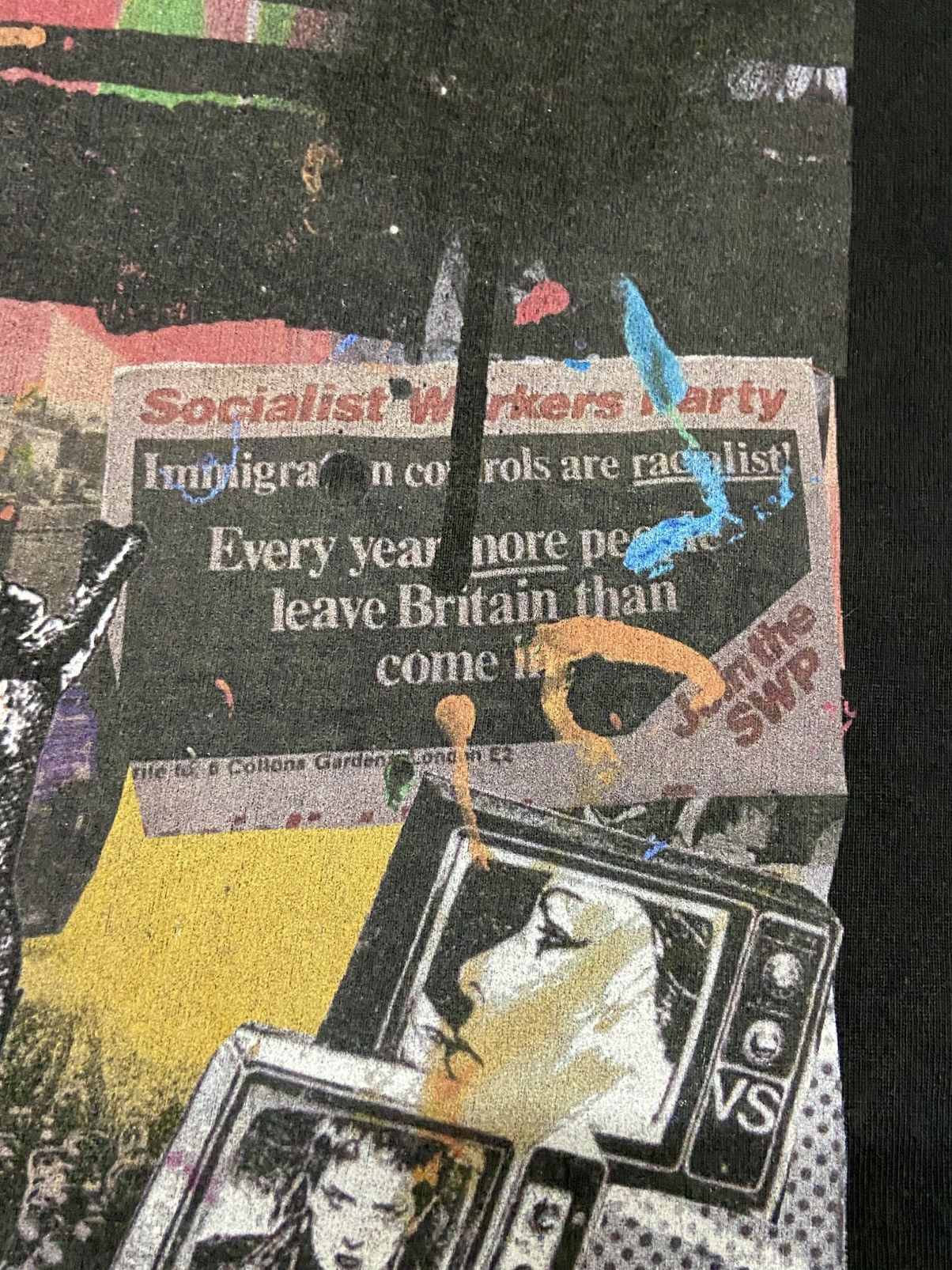 Seditionaries BACKBONE : SOCIALIST WORKERS PARTY COLLEGE ARTWORK TEE Size US M / EU 48-50 / 2 - 9 Thumbnail