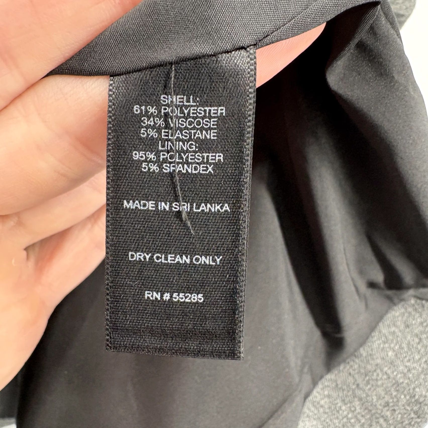 Express Express Blazer Womens 10 Gray Tailored Stretch Lined Business Suit Jacket Formal Size L / US 10 / IT 46 - 6 Thumbnail