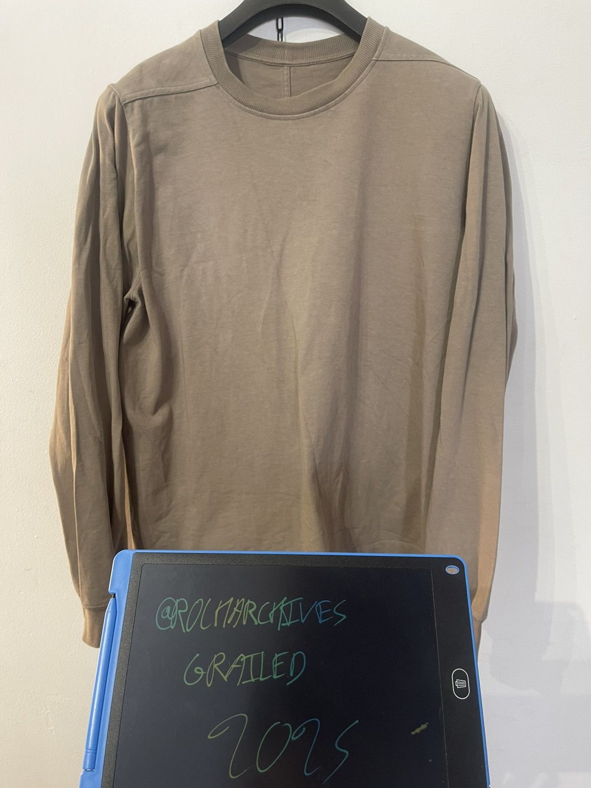 Rick Owens × Rick Owens Drkshdw Rick Owens Mainline 2020 Crewneck Size US XXL / EU 58 / 5 - 10 Thumbnail
