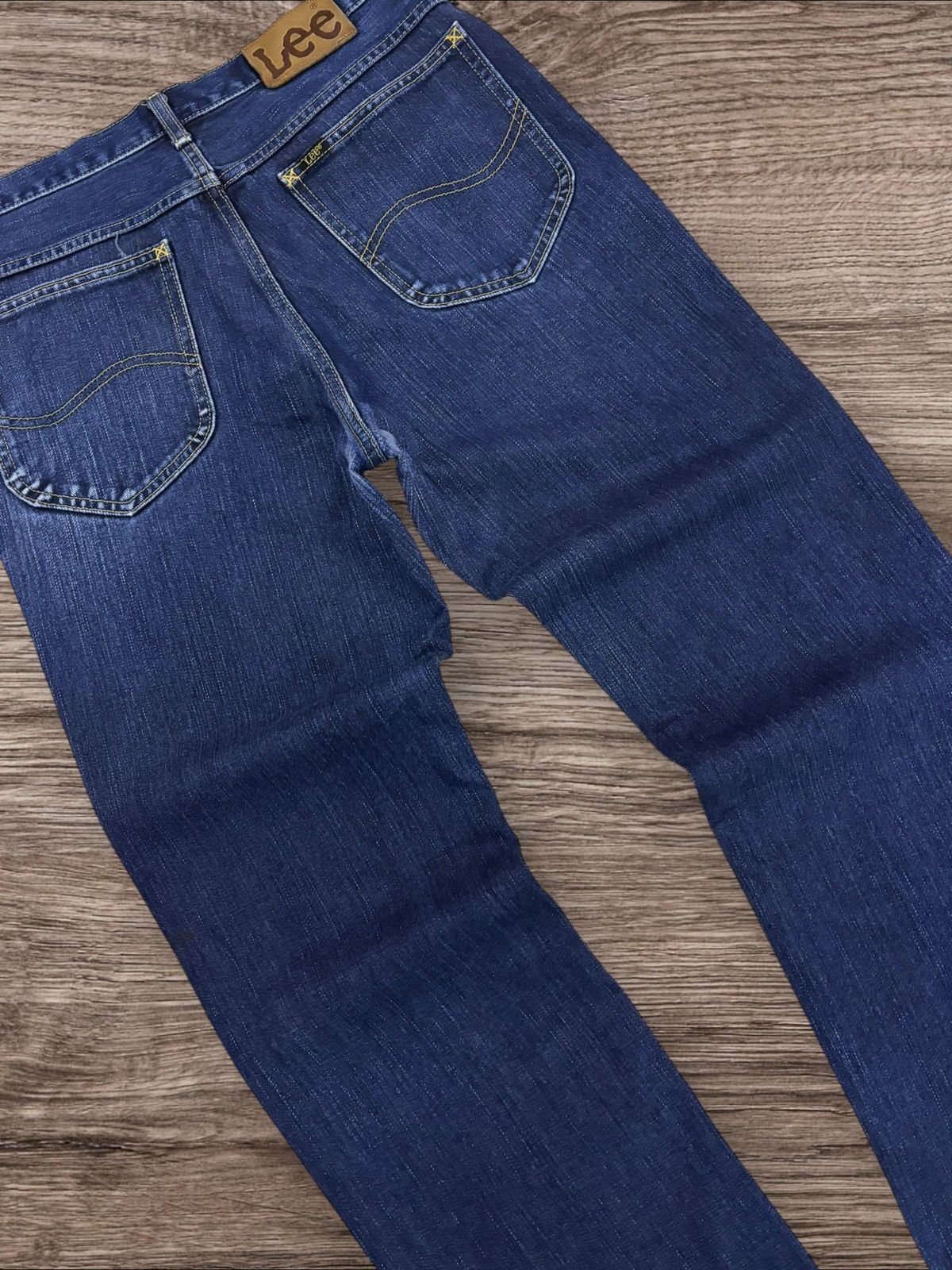 Japan Blue Jeans Lee Riders Japan LEE Relaxed Straight Fit Jeans Size US 33 - 5 Thumbnail