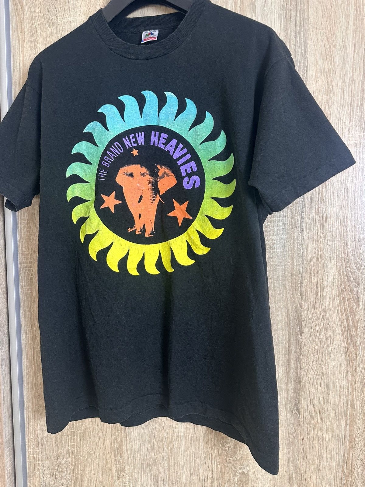 Band Tees 🔥 The Brand New Heavies RARE Vintage English Band T Shirt Size US XL / EU 56 / 4 - 2 Thumbnail