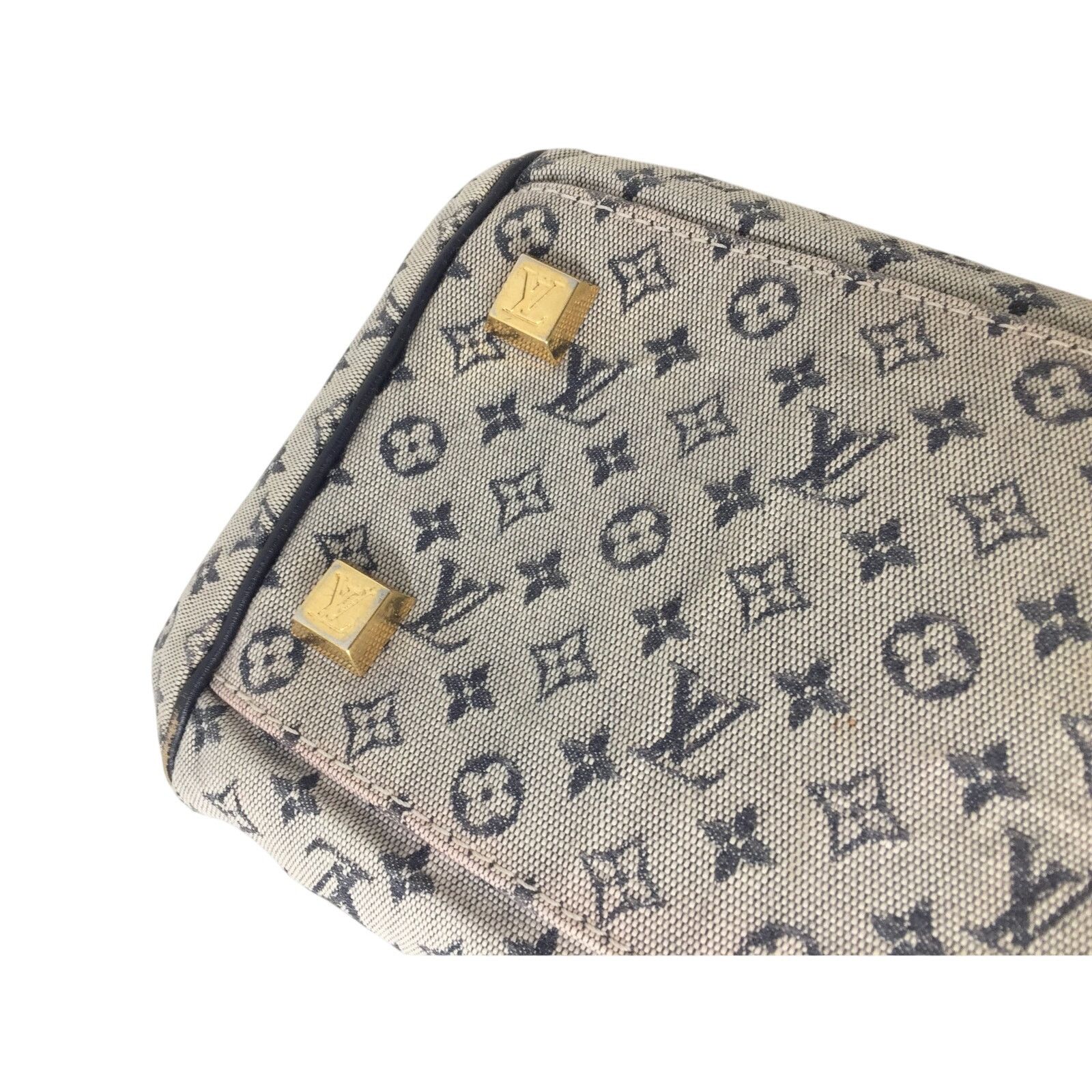 Louis Vuitton Louis‎ Vuitton Navy Monogram Mini Lin Josephine GM Satchel Size ONE SIZE - 18 Thumbnail