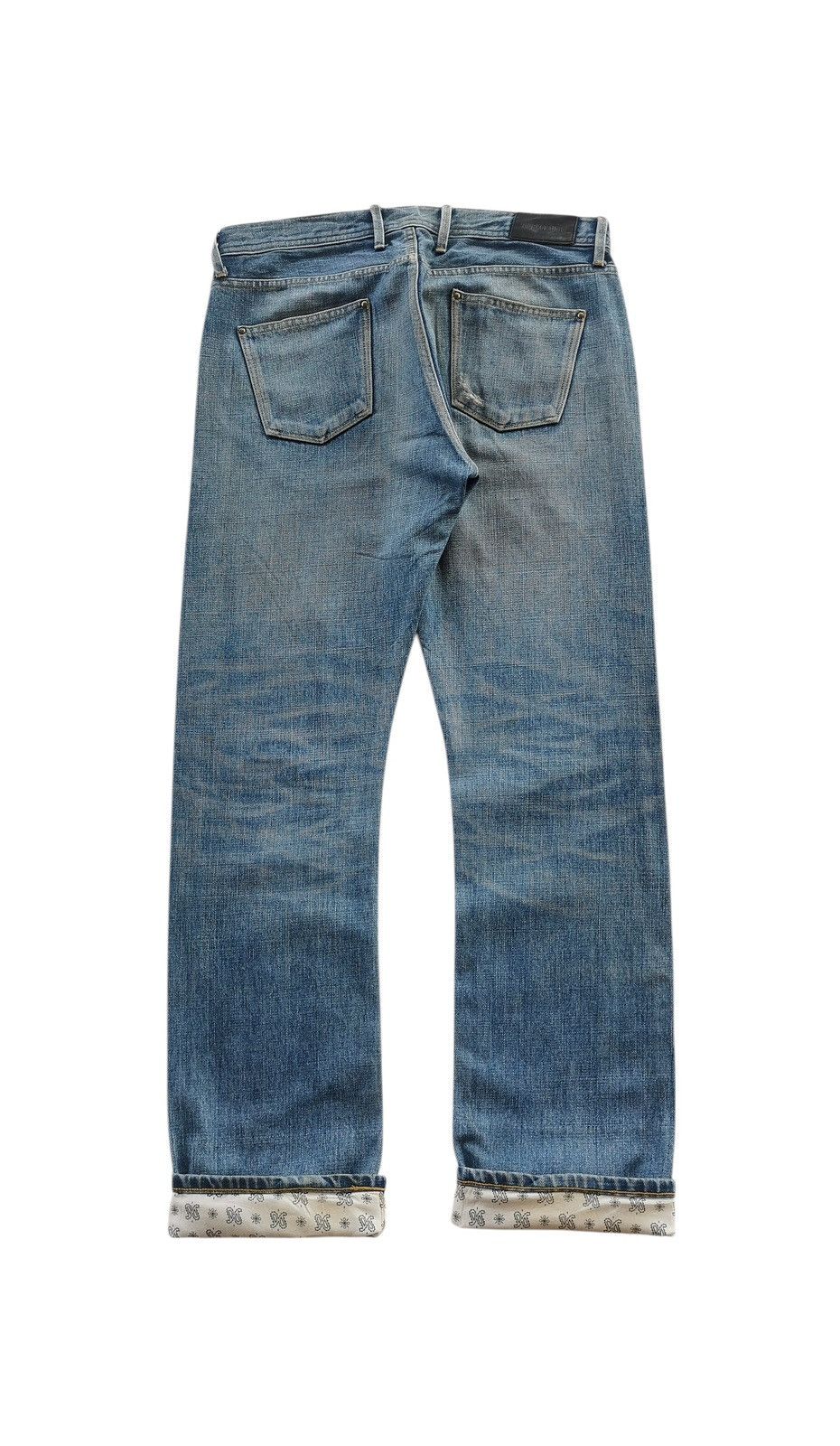 monkey time Monkey Time UnitedArrow Distressed Japan Jeans VIBES Kapital Size US 33 - 2 Thumbnail