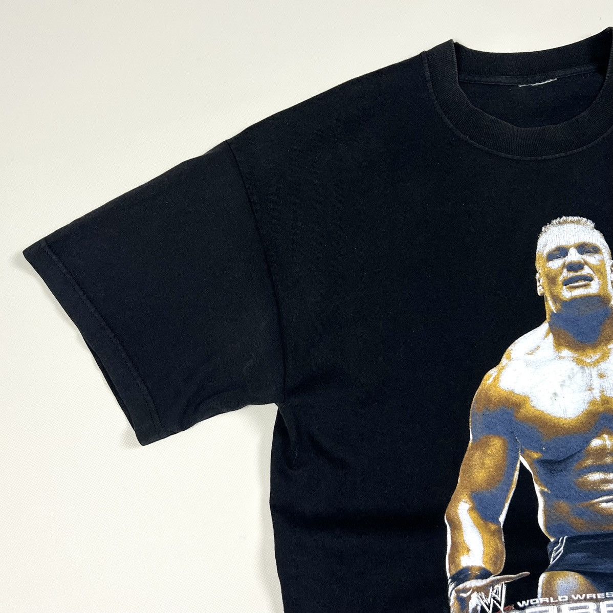 Vintage × WWE × WWF Vintage WWE Brock Lesnar European Tour 2002 WWE T Shirt M/L Size US M / EU 48-50 / 2 - 9 Thumbnail