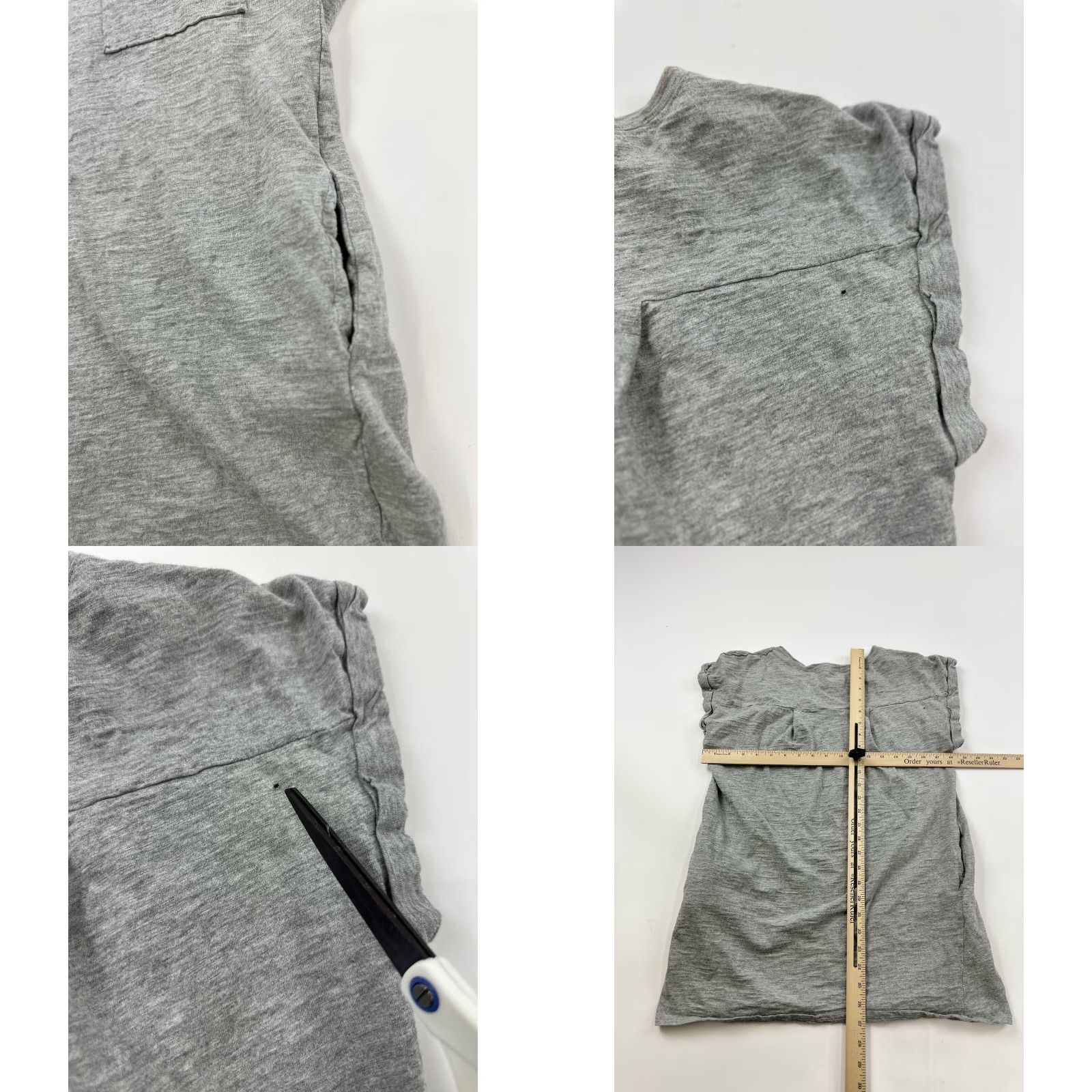 Anthropologie Holiday Anthropologie Tunic Top Womens M Grey Pockets Size M / US 6-8 / IT 42-44 - 8 Thumbnail
