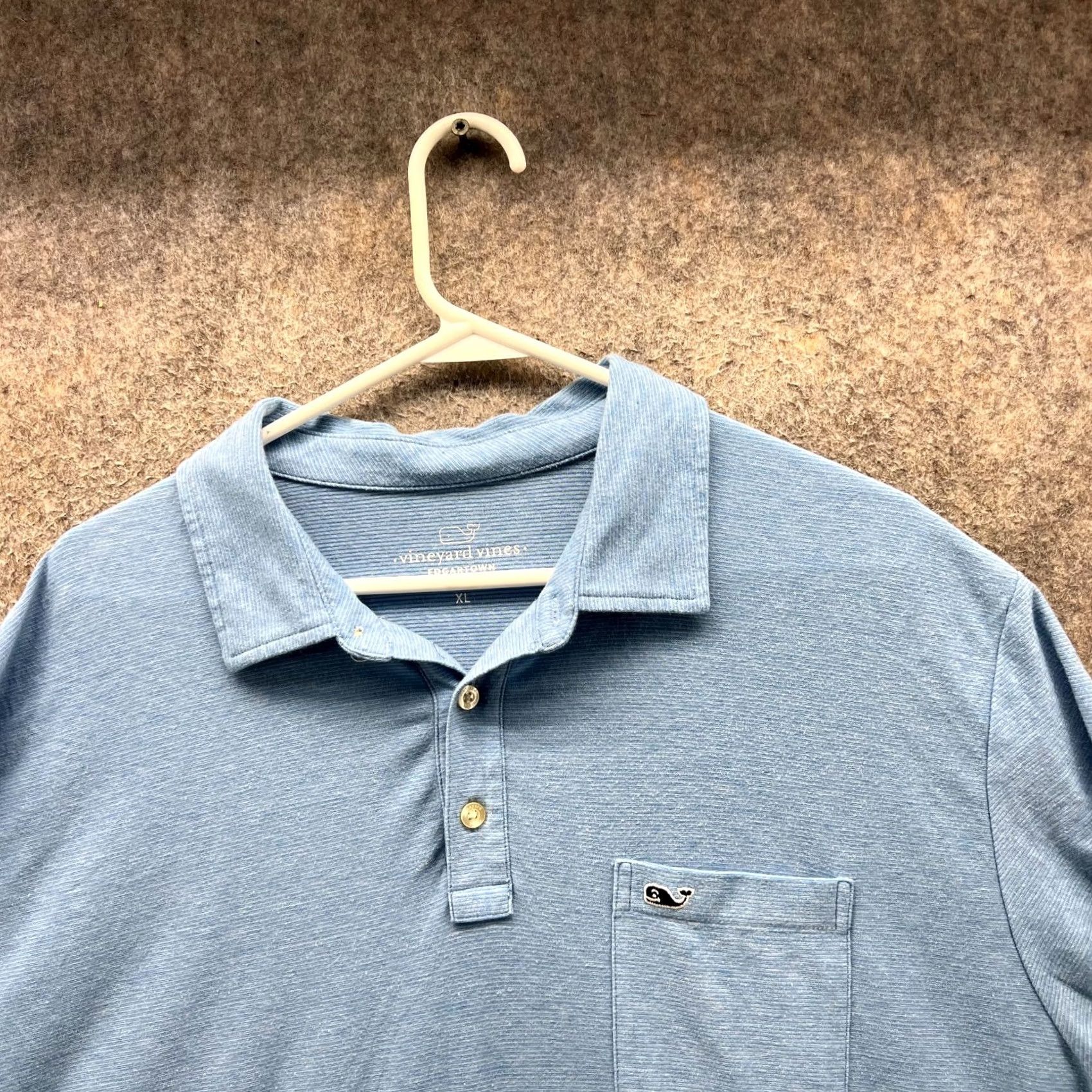Vineyard Vines Vineyard Vines Polo Shirt Mens XL Blue Edgartown Preppy Stretch Cotton Extra Size US XL / EU 56 / 4 - 6 Thumbnail