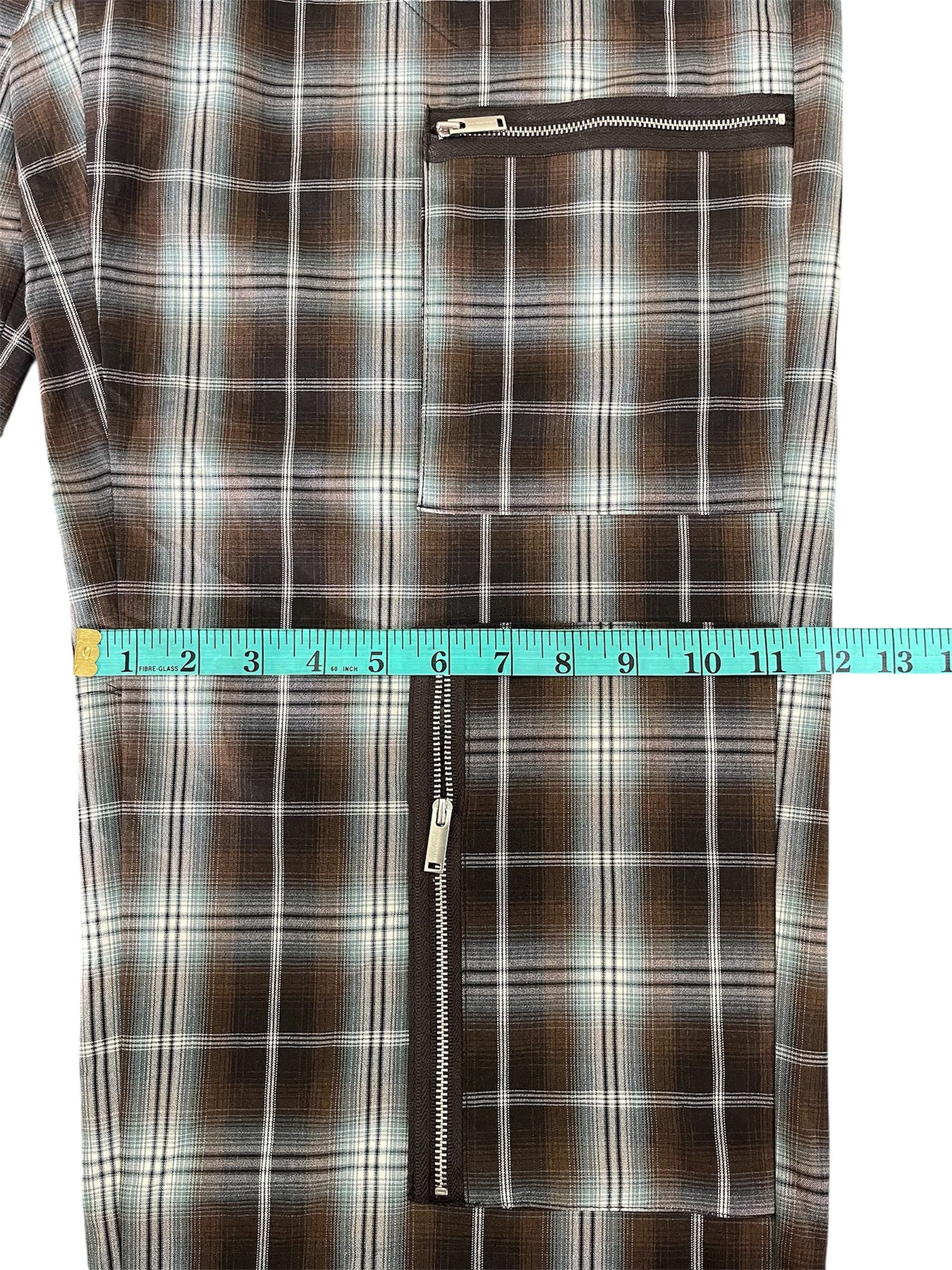GU × Undercover Gu x undercover Multipocket Zipper Plaid Baggy Pant Size US 35 - 15 Thumbnail