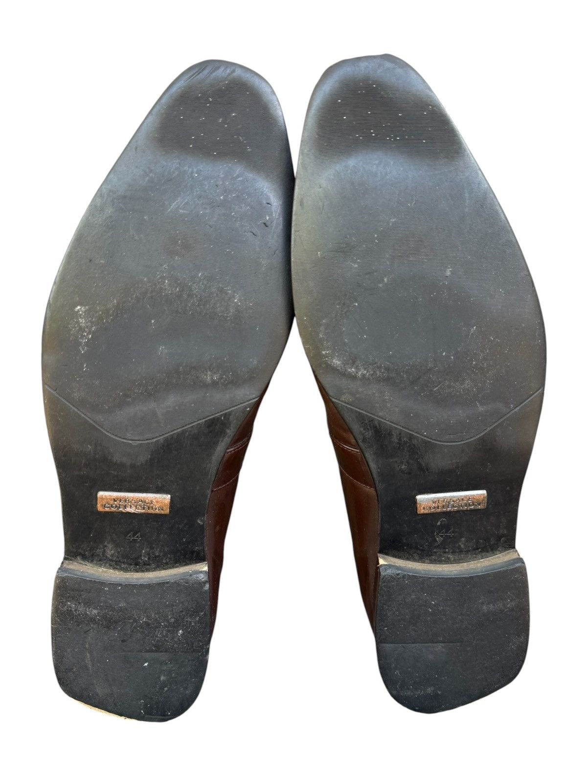 Versace Versace collection brown leather loafers Size US 11 / EU 44 - 6 Thumbnail
