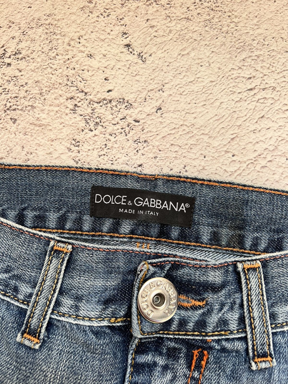 Dolce & Gabbana × Hysteric Glamour × Vintage Y2K Vintage Dolce & Gabbana Faded Bootcut Jeans Size 30" / US 8 / IT 44 - 7 Thumbnail