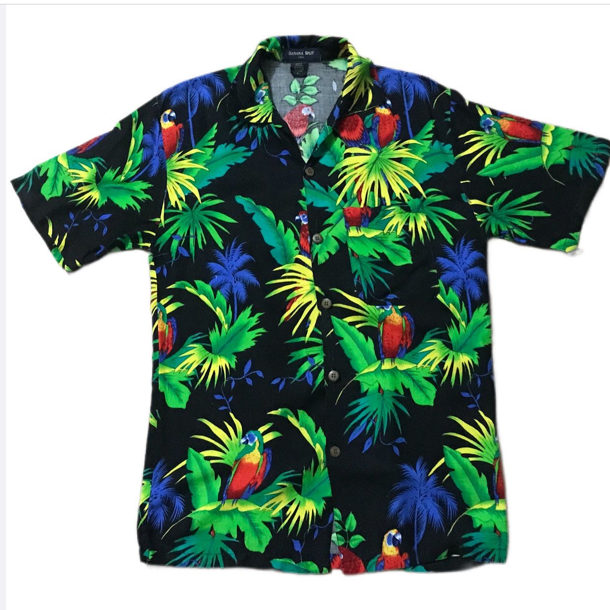 Vintage banana split usa parrots hawaiian shirt Size US L / EU 52-54 / 3 - 1 Thumbnail