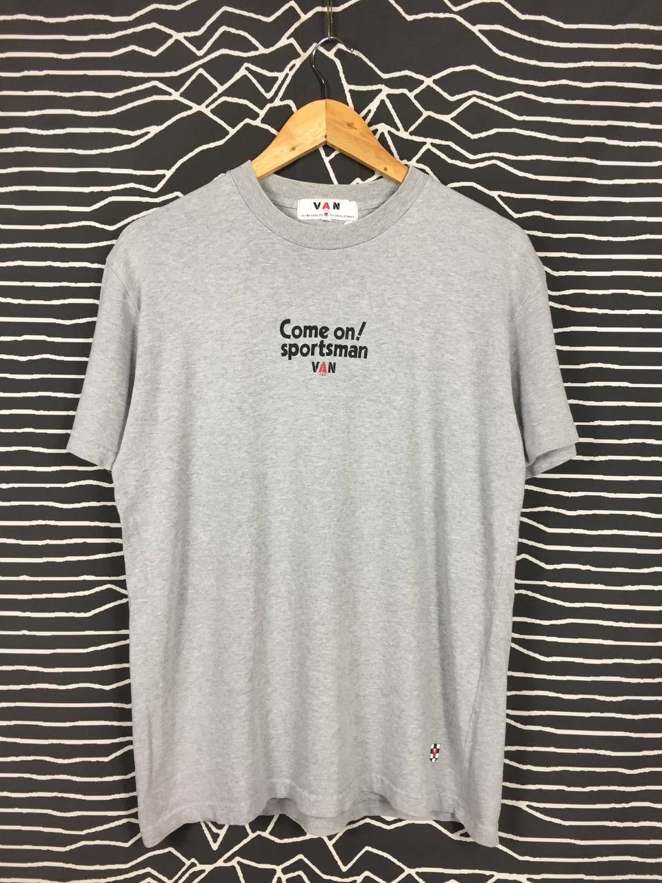 Japanese Brand × Van × Vintage VAN JAC Come On! Sportsman Spell Out Logo Tee Size US L / EU 52-54 / 3 - 5 Thumbnail