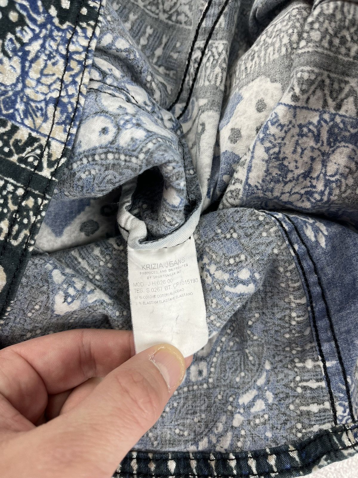 Krizia Krizia Jeans Denim Jacket Women’s Size IT 46 Size L / US 10 / IT 46 - 7 Thumbnail