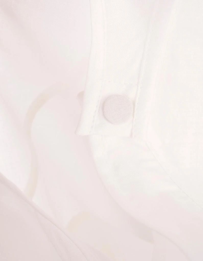 Jil Sander o1w1db10825 Short Dress in White Size L / US 10 / IT 46 - 5 Thumbnail