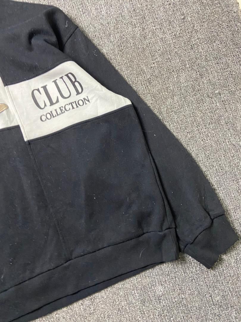 Japanese Brand Calro Valentino Club Collection Quarter Zip Sweatshirt (198) Size US S / EU 44-46 / 1 - 6 Thumbnail