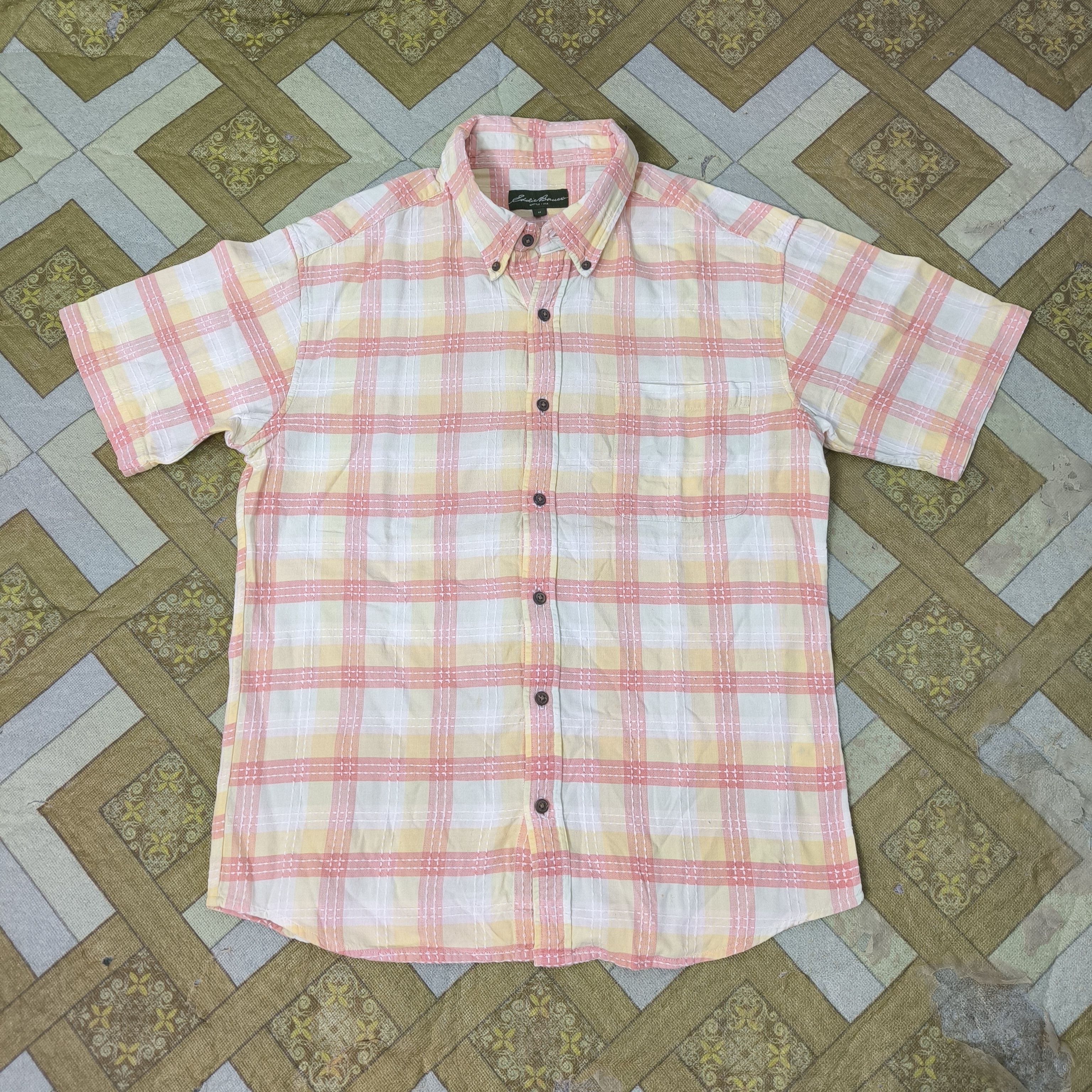 Eddie Bauer Sashiko button ups eddie bauer Size US M / EU 48-50 / 2 - 2 Thumbnail