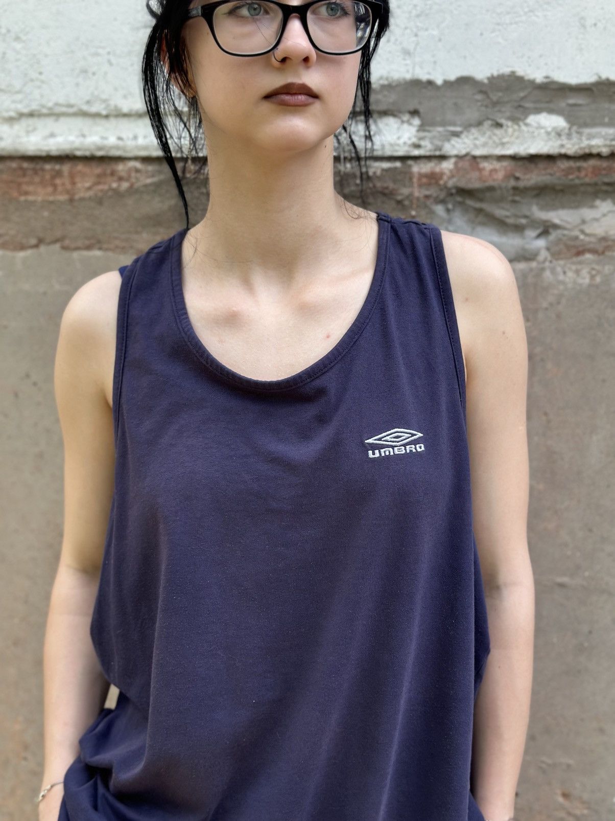 Umbro VTG Umbro Tank Top Sleeves Size XXL Dark Blue Y2K 00s USA Size US XXL / EU 58 / 5 - 4 Thumbnail
