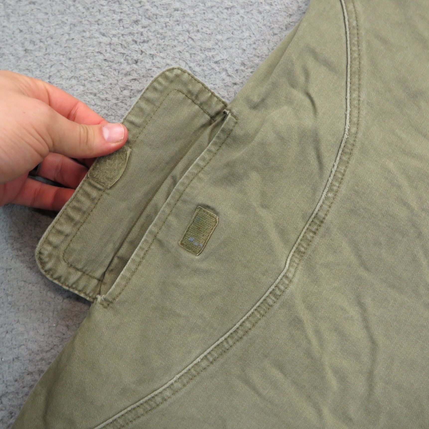 Vintage VINTAGE State Property Shorts Mens 42 Baggy Y2K Cargo Rocawear Denim Green Skater Size US 40 / EU 56 - 4 Thumbnail