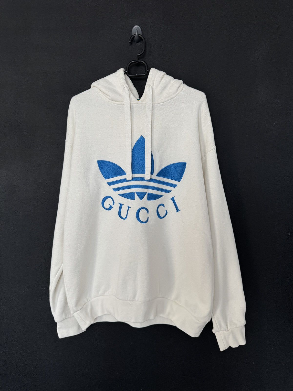 Adidas × Gucci Adids x Gucci Hoodie Big Logo White Size US S / EU 44-46 / 1 - 1 Thumbnail
