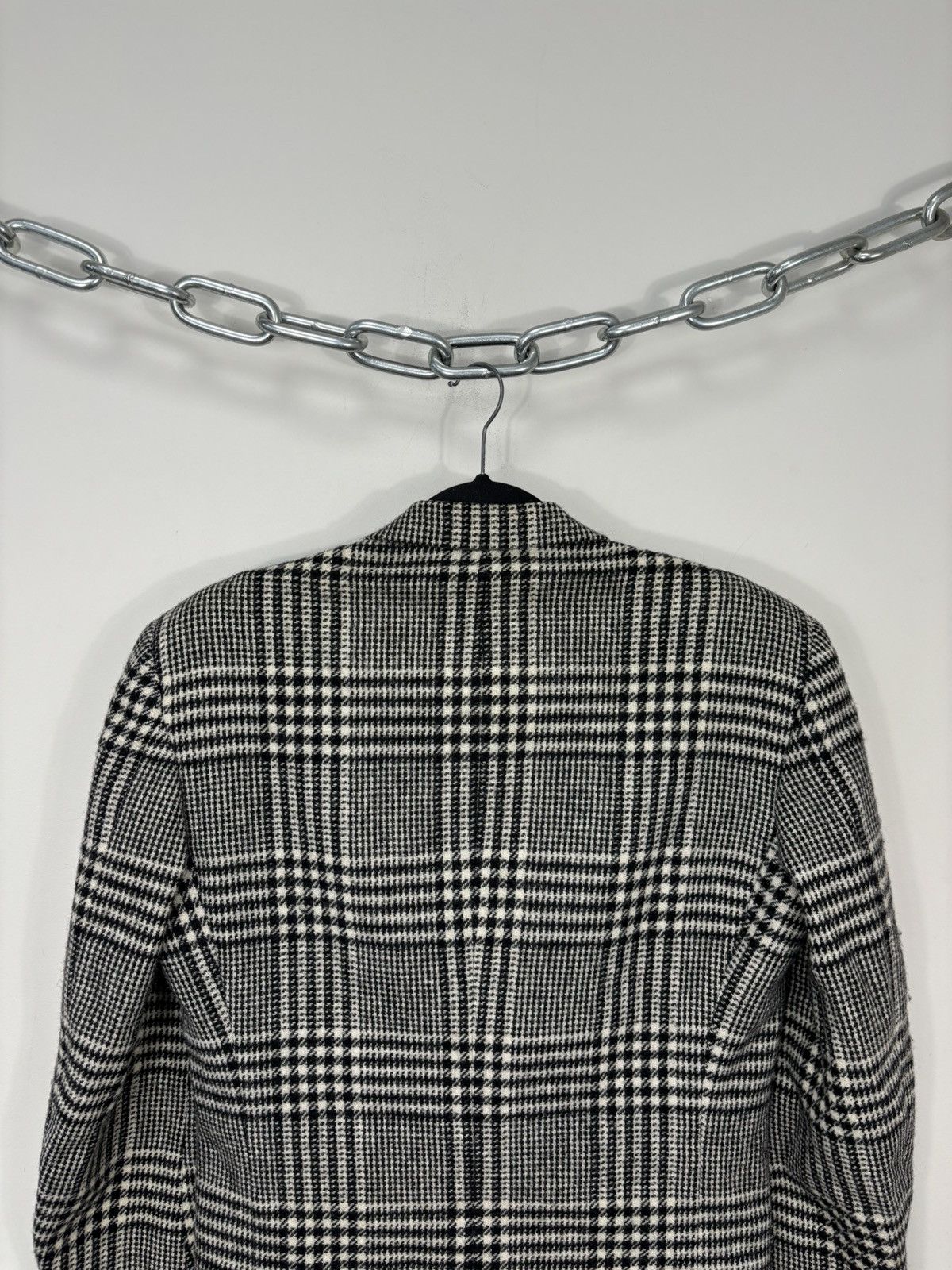 Trussardi Vintage Trussardi Men’s Tartan Check Wool Blazer Jacket Size 42R - 23 Thumbnail