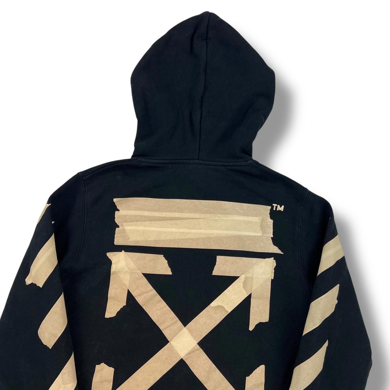 Off-White Off-White Tape Arrows Black Hoodie Size US L / EU 52-54 / 3 - 1 Thumbnail